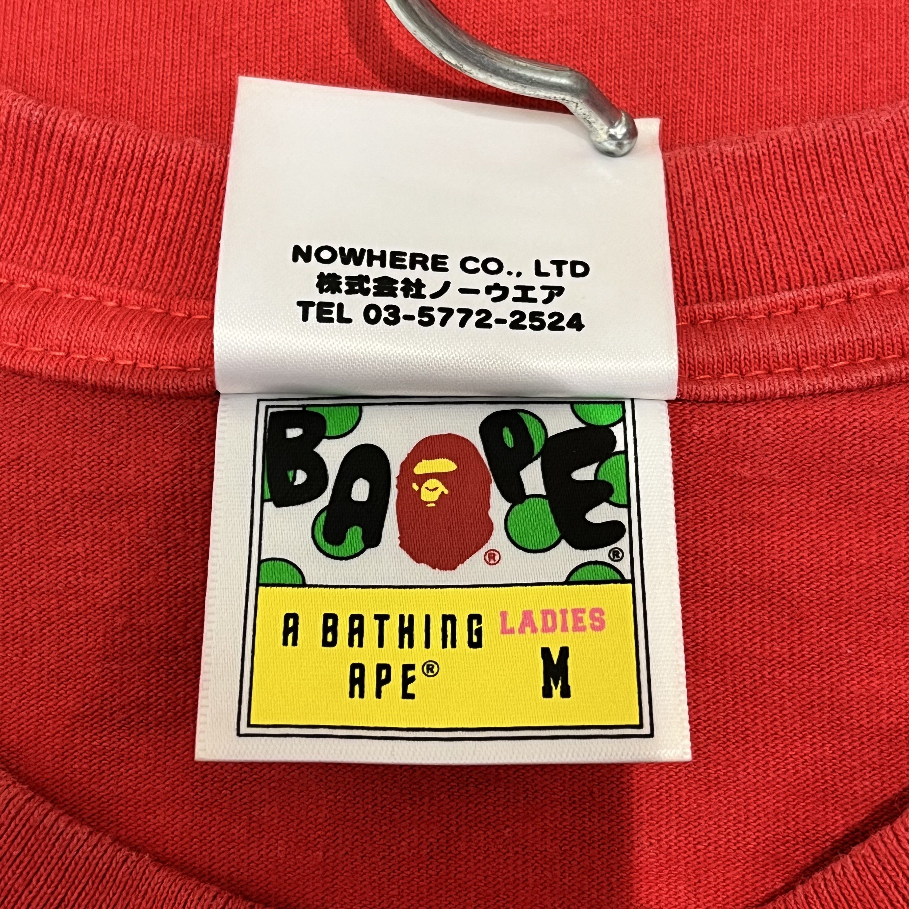 Bape Bape x M&M's Womens College Tee Red Size M / US 6-8 / IT 42-44 - 5 Thumbnail
