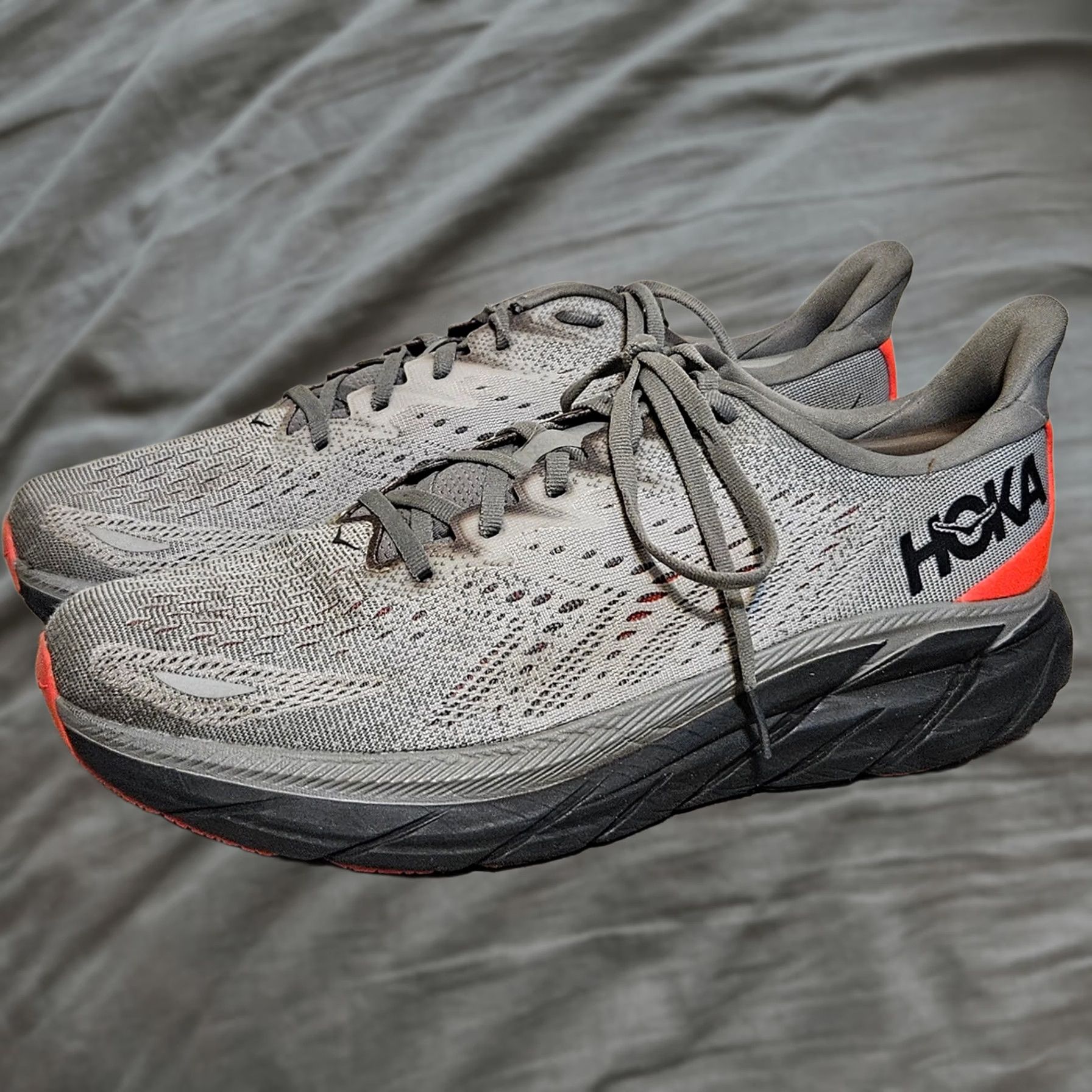Vintage Hoka One One Clifton 8 Gray Pink Women's Size 11 B 1119394 SDPK Woman's Size US 11 / IT 41 - 1 Thumbnail
