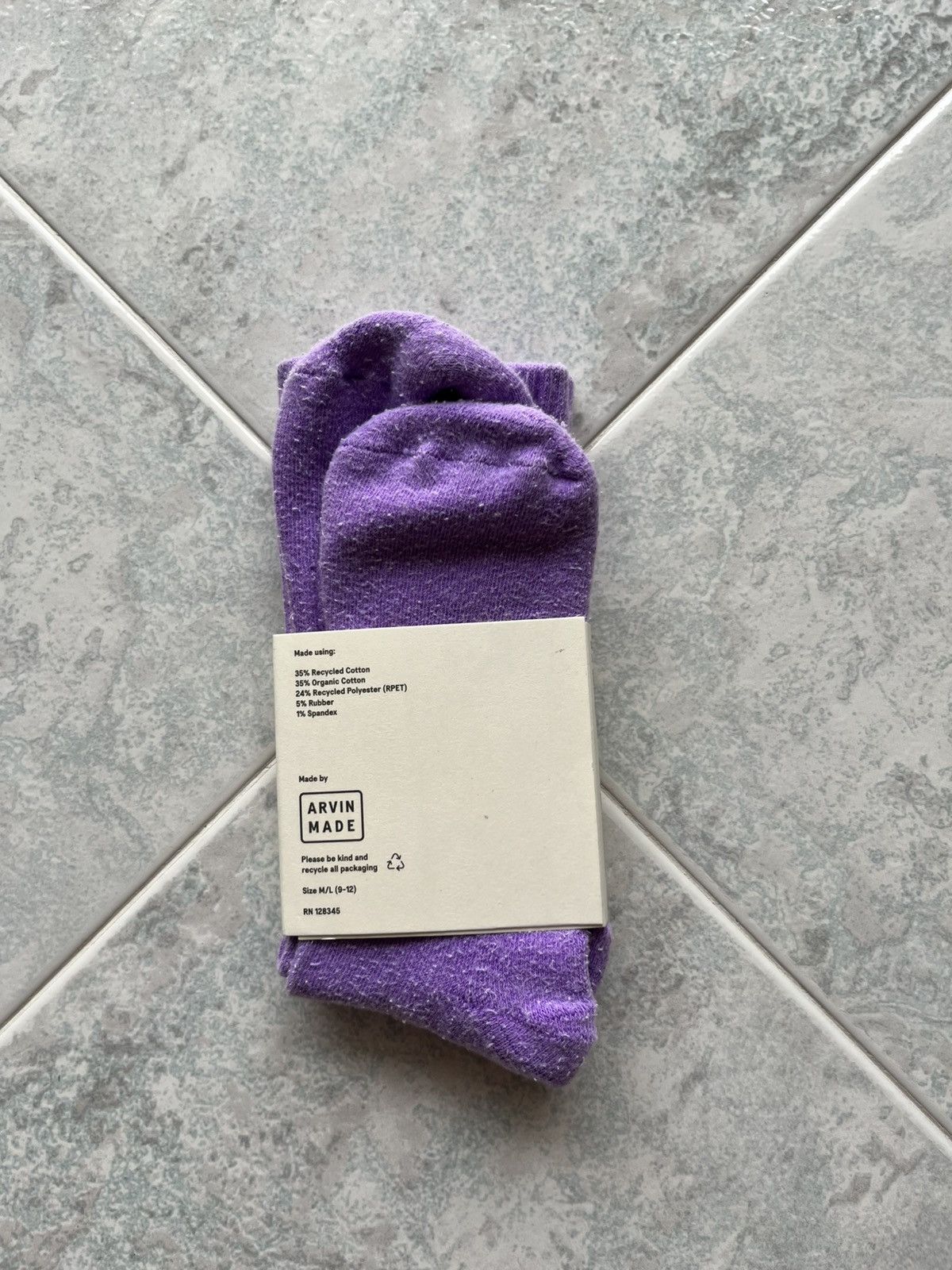 Gallery Dept. Gallery Dept. Logo Socks - Purple - Deadstock / New Size ONE SIZE - 2 Thumbnail