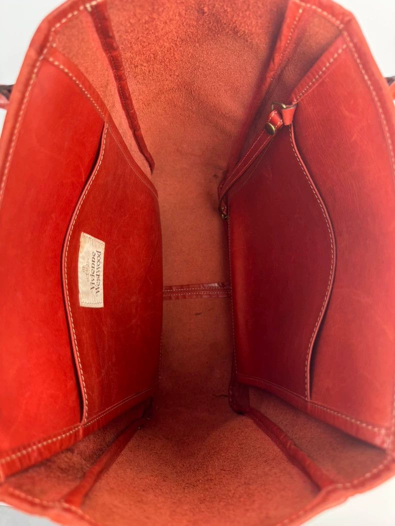 Vivienne Westwood Vivienne Westwood size os Orange leather tote bag Size ONE SIZE - 5 Thumbnail