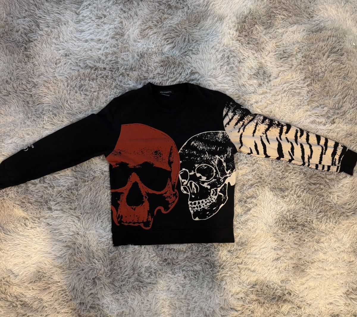 Eleven Paris Eleven Paris Double Skull Sweatshirt Size US M / EU 48-50 / 2 - 2 Thumbnail