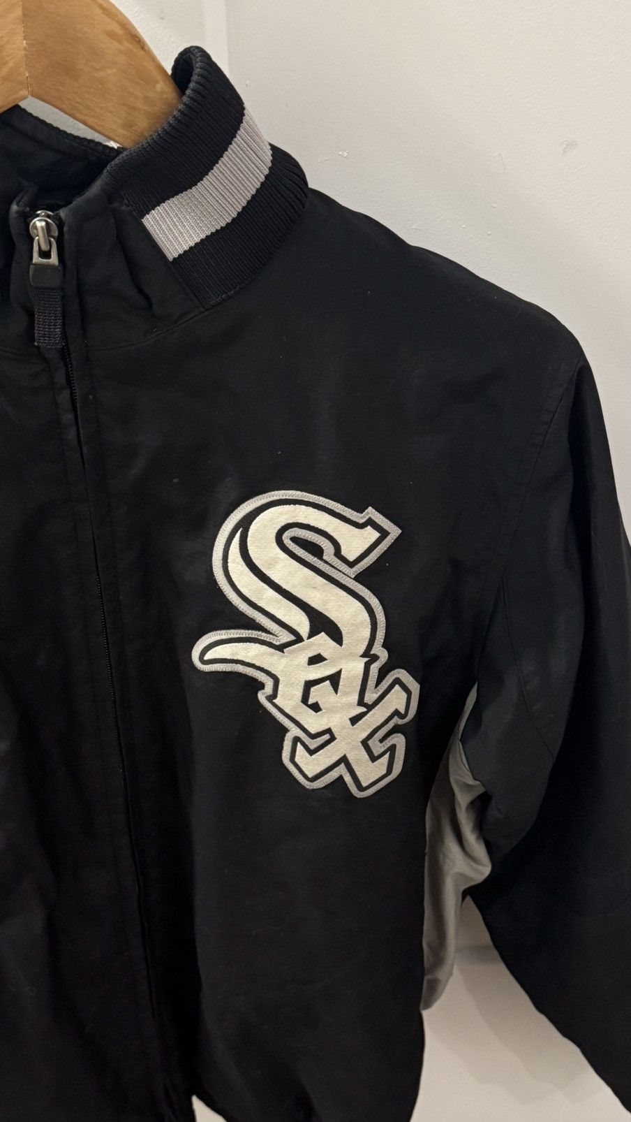 Majestic Vintage white Sox jacket Size US L / EU 52-54 / 3 - 2 Thumbnail