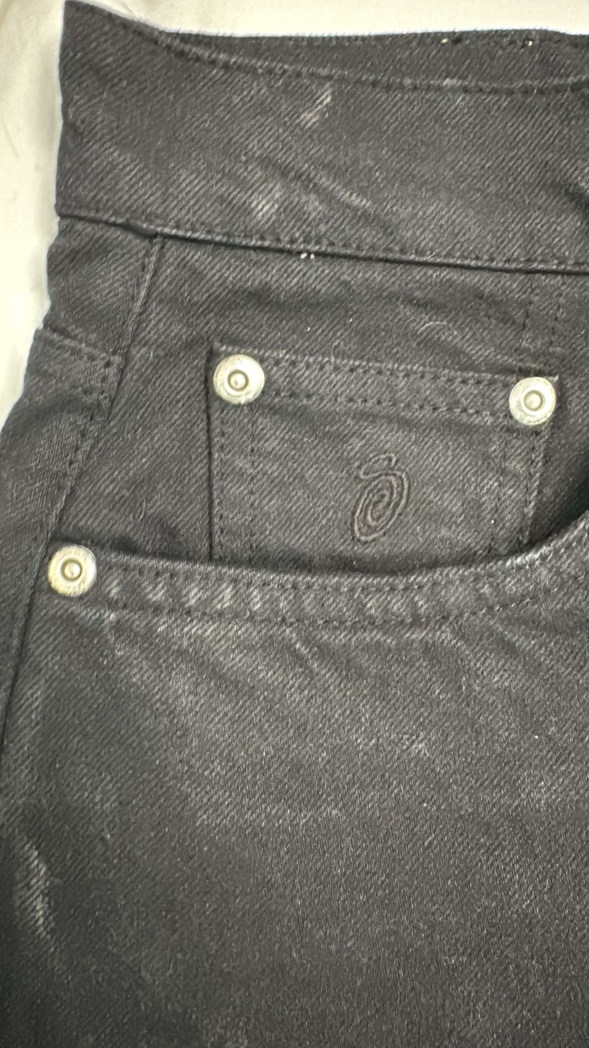 Stussy × Vintage Stüssy Classic Jean Size 29 Black Size US 29 - 6 Thumbnail