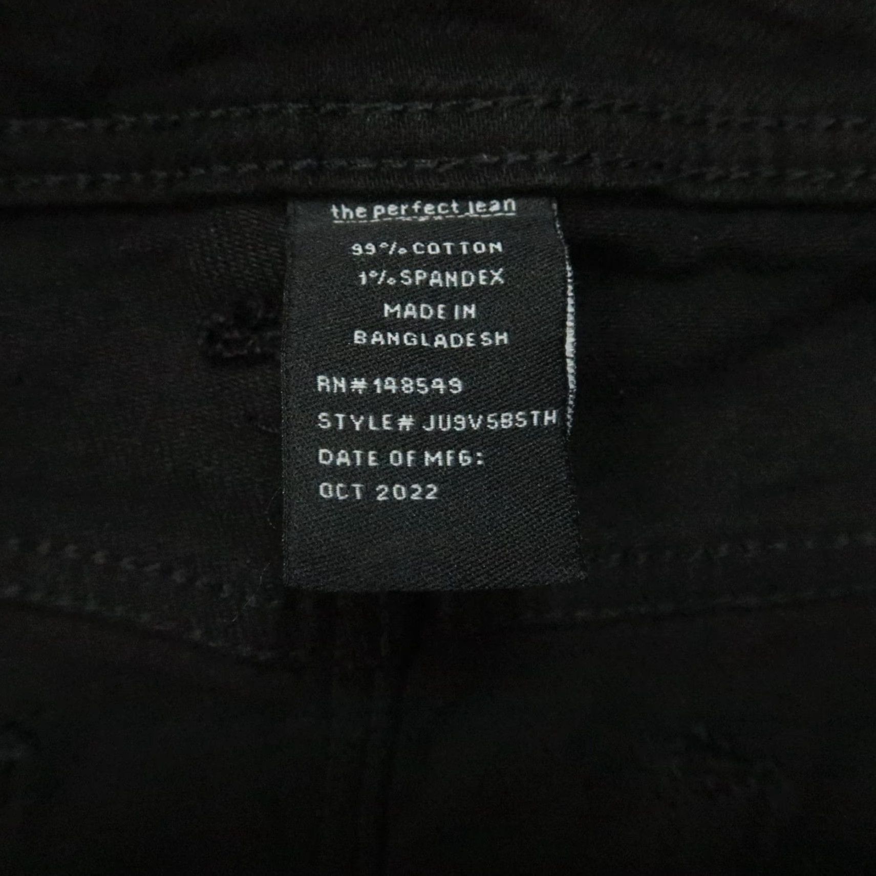 Vintage VINTAGE The Perfect Jean Jeans Men 34x28 Stealth Black Slim Pants 5-Pocket NWT Size US 34 / EU 50 - 4 Thumbnail