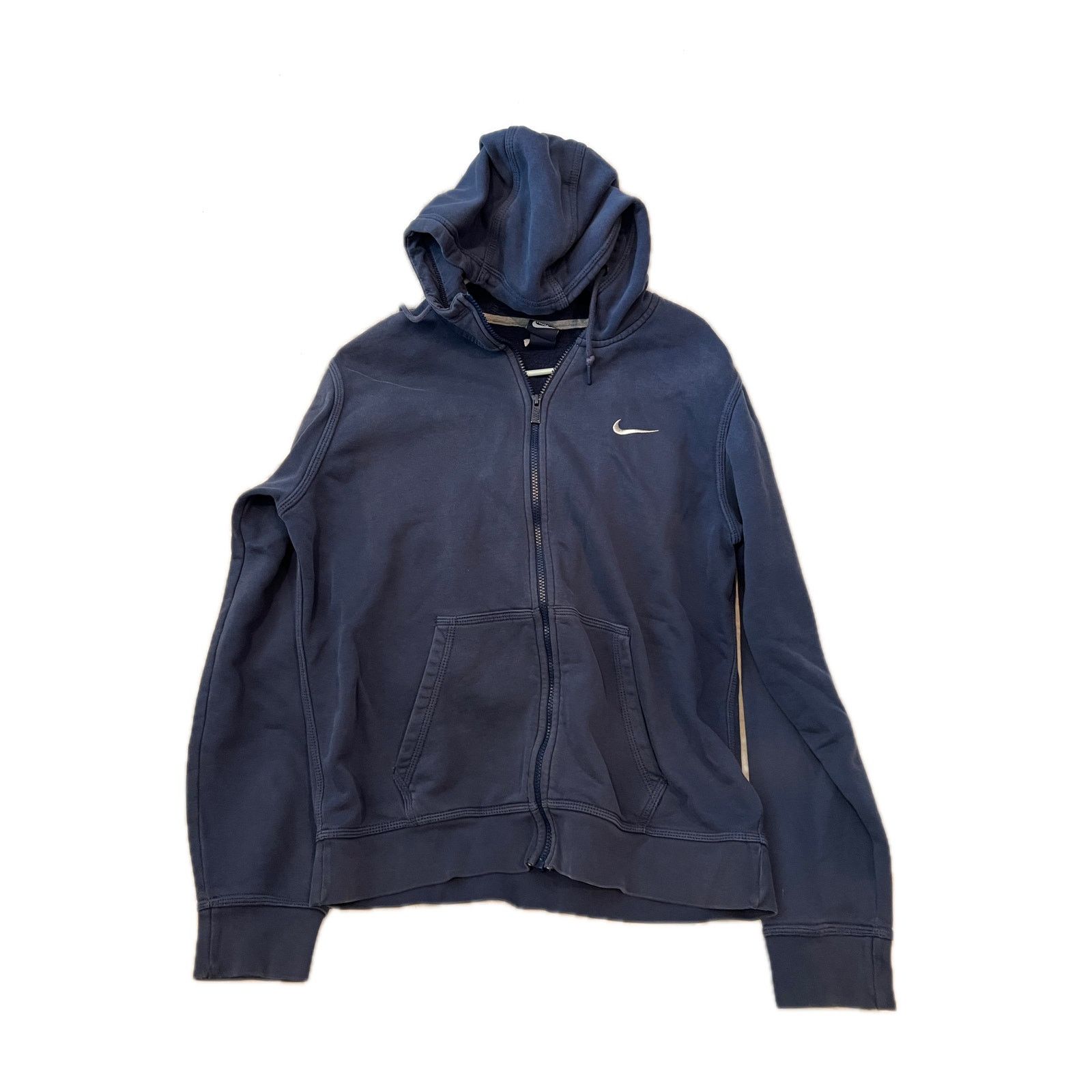 Nike Nike Blue Full Zip Hoodie Mens Large Size US L / EU 52-54 / 3 - 1 Thumbnail