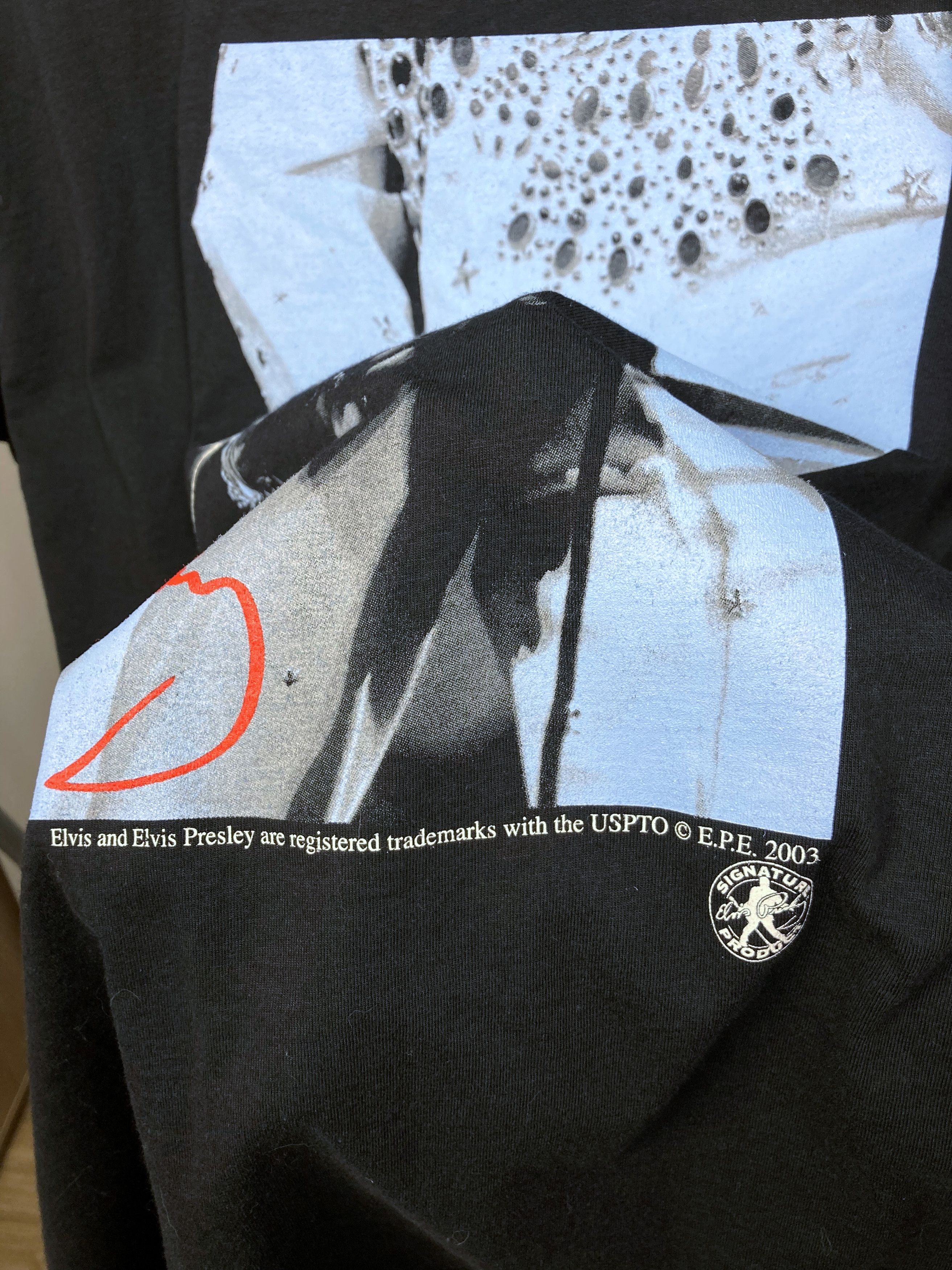 Band Tees Elvis Presley The King of Rock&Roll 2 Side Graphic T-shirt Size US XXL / EU 58 / 5 - 9 Thumbnail