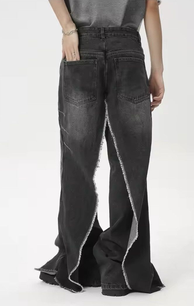 Denime × Japanese Brand × Vintage Trend Fake Two-Piece Jean Size US 30 / EU 46 - 2 Thumbnail