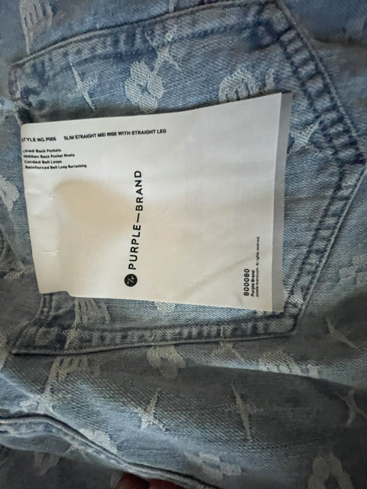 Purple Brand Purple Brand Monogram Denim Size US 40 / EU 56 - 4 Thumbnail