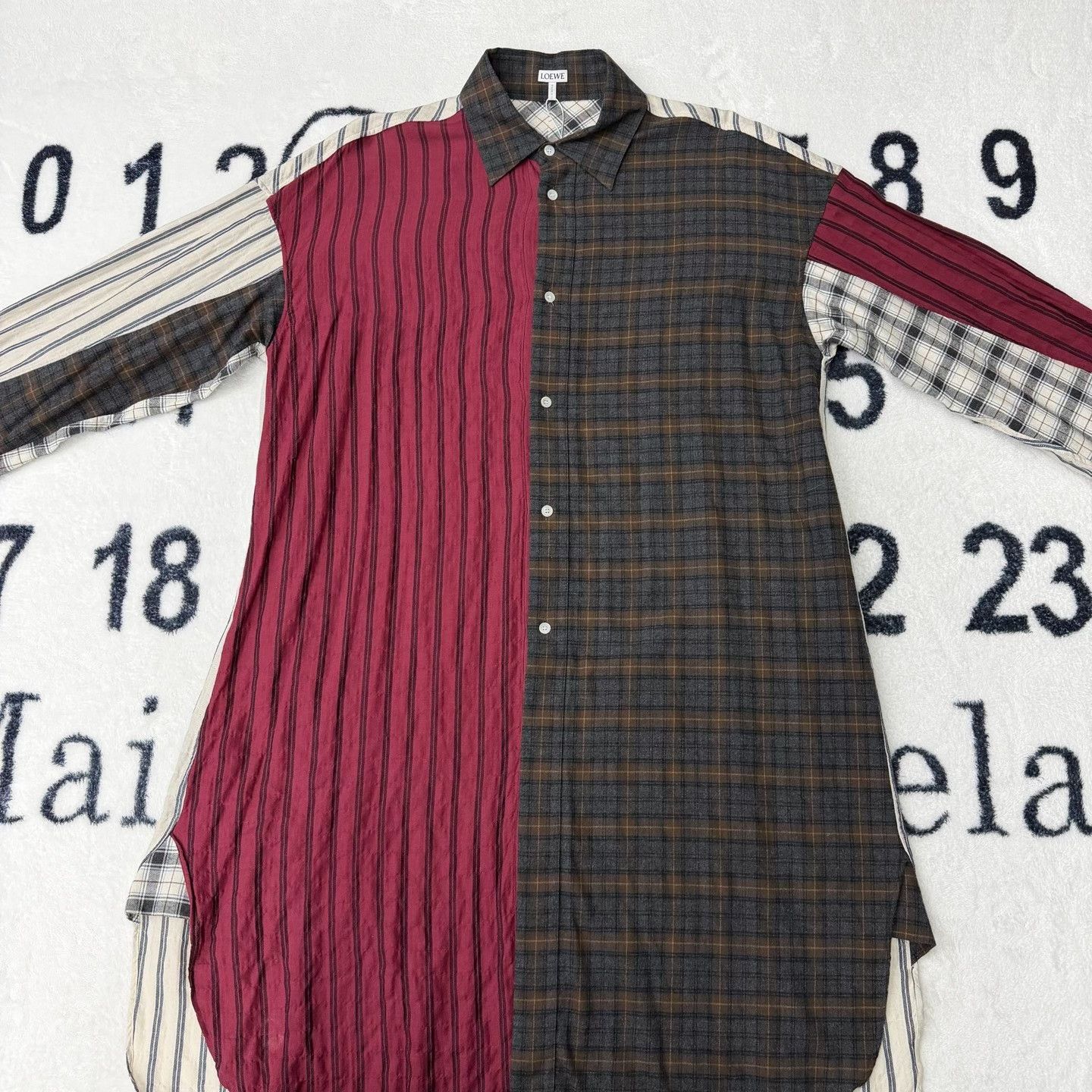 Loewe Loewe Patchwork Plaid Shirt s Men Size US S / EU 44-46 / 1 - 1 Thumbnail