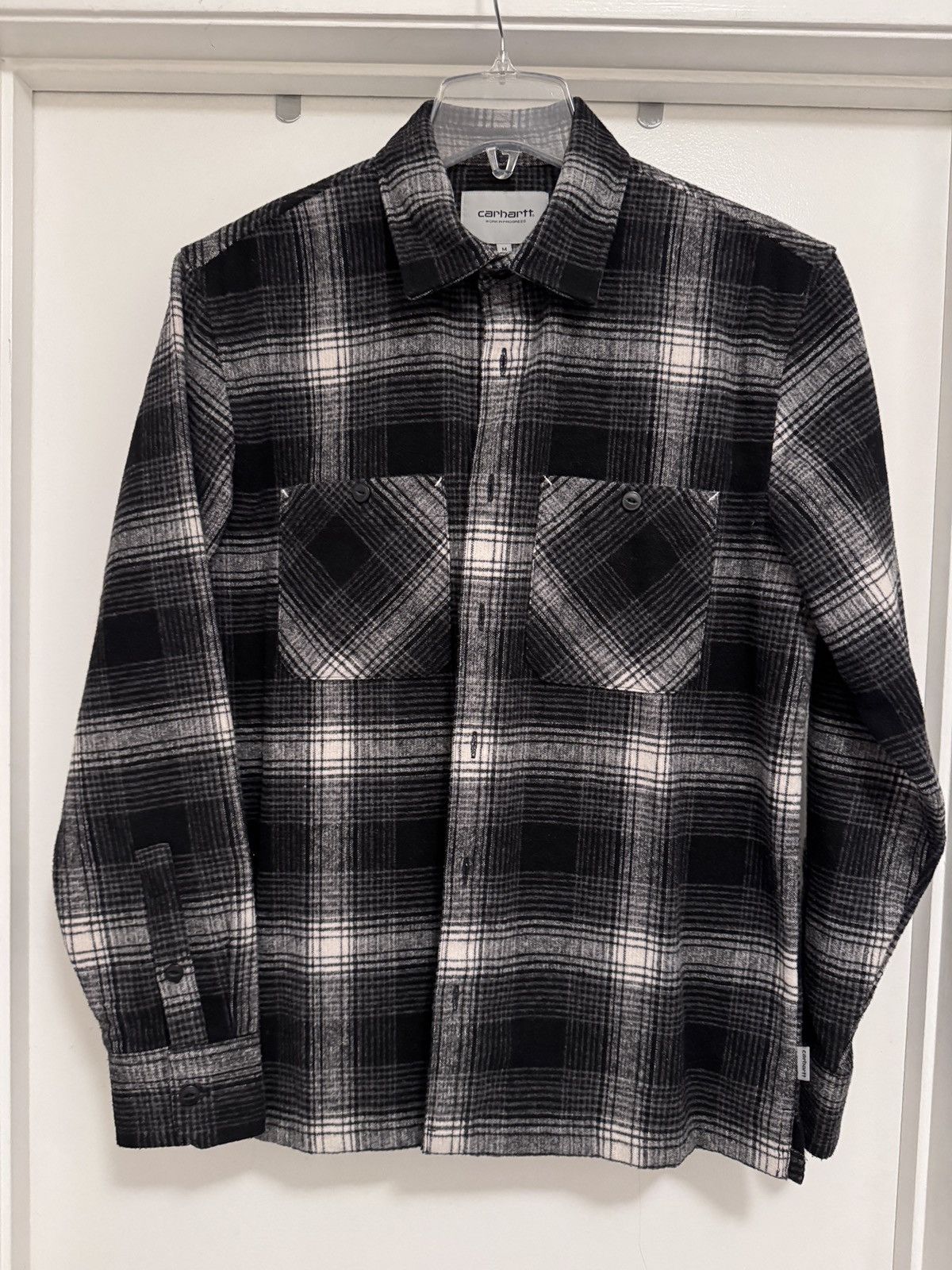 Carhartt Wip Carhartt WIP Nigel Long Sleeve Flannel Shirt size medium Size US M / EU 48-50 / 2 - 1 Thumbnail