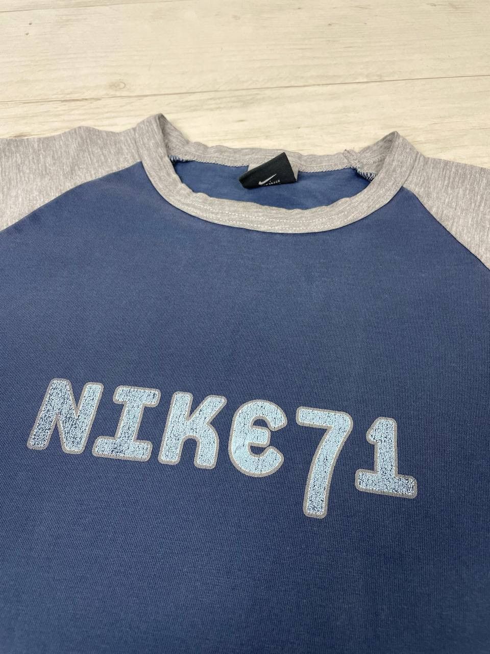 Nike Vintage Nike 71 T Shirt 00s Big Logo Size US L / EU 52-54 / 3 - 2 Thumbnail
