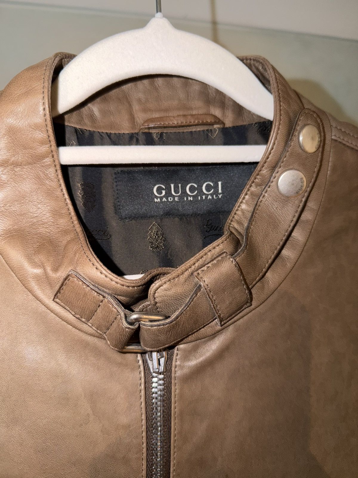 Gucci Gucci calf leather skin jacket Size US L / EU 52-54 / 3 - 2 Thumbnail