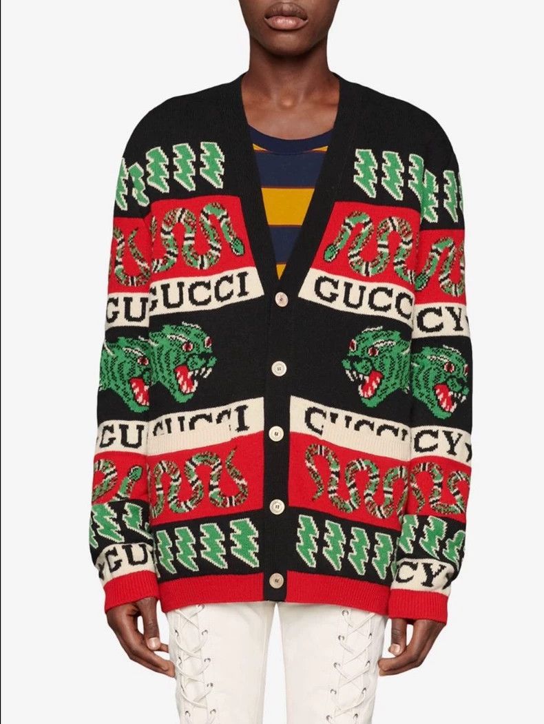Gucci Gucci Wool cardigan jacket 2502-Nextarrow Size US L / EU 52-54 / 3 - 6 Thumbnail