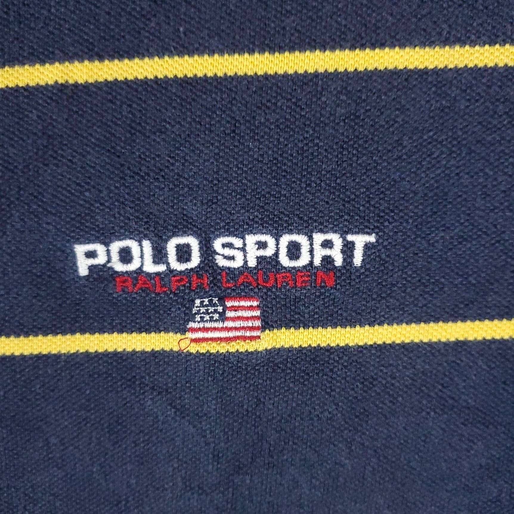 Ralph Lauren Ralph Lauren T-Shirt Men XL Blue Stripes Crew Neck Cotton Short Sleeve Vintage-Style Casual Shirt Mens XL Blue Striped Polo Tee Size US XL / EU 56 / 4 - 2 Thumbnail