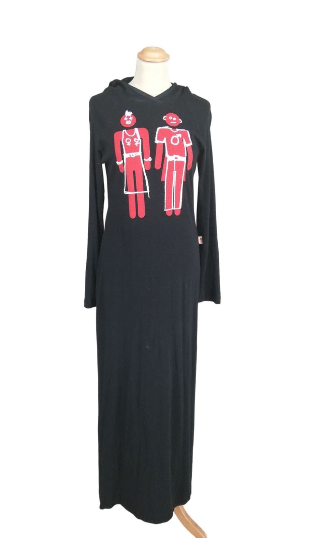 Jean Paul Gaultier Jean Paul Gaultier Punk Equal Couple Sex Hoodie Maxi Dress Size L / US 10 / IT 46 - 2 Thumbnail