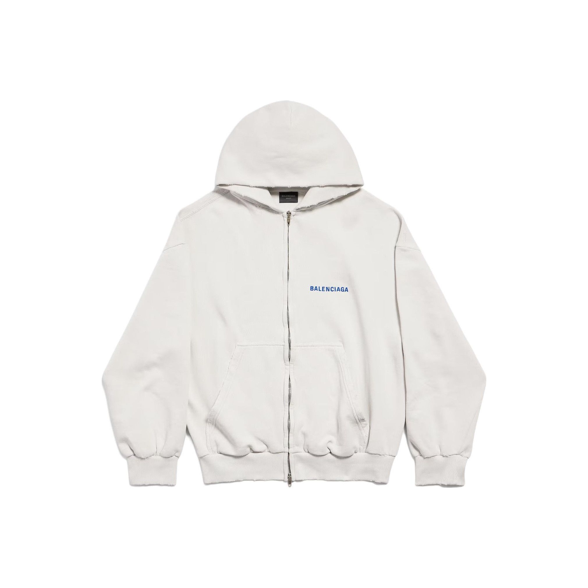 Balenciaga Fw22 BALENCIAGA Polo Zip-Up Hoodie Large Fit Rare Size