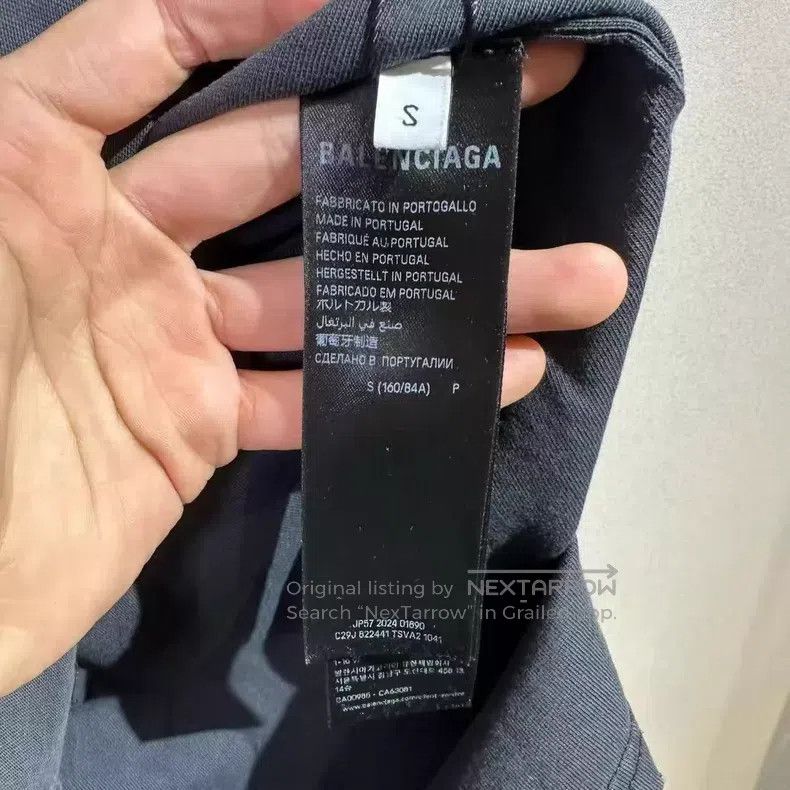 Balenciaga Balenciaga Distressed Destroyed Short Sleeve Size US S / EU 44-46 / 1 - 7 Thumbnail