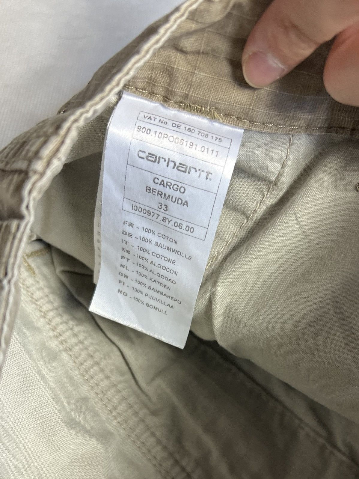 Carhartt Cargo Shorts Carhartt vintage logo Size US 33 - 3 Thumbnail