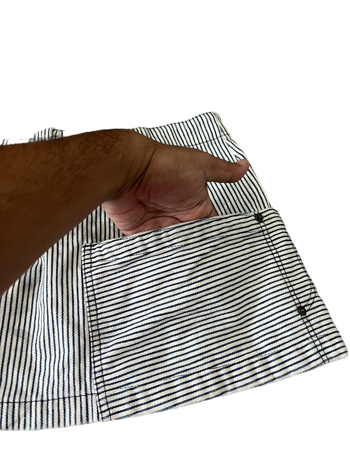 A Stripes Reconstructed Skirts by Hysteric Glamour