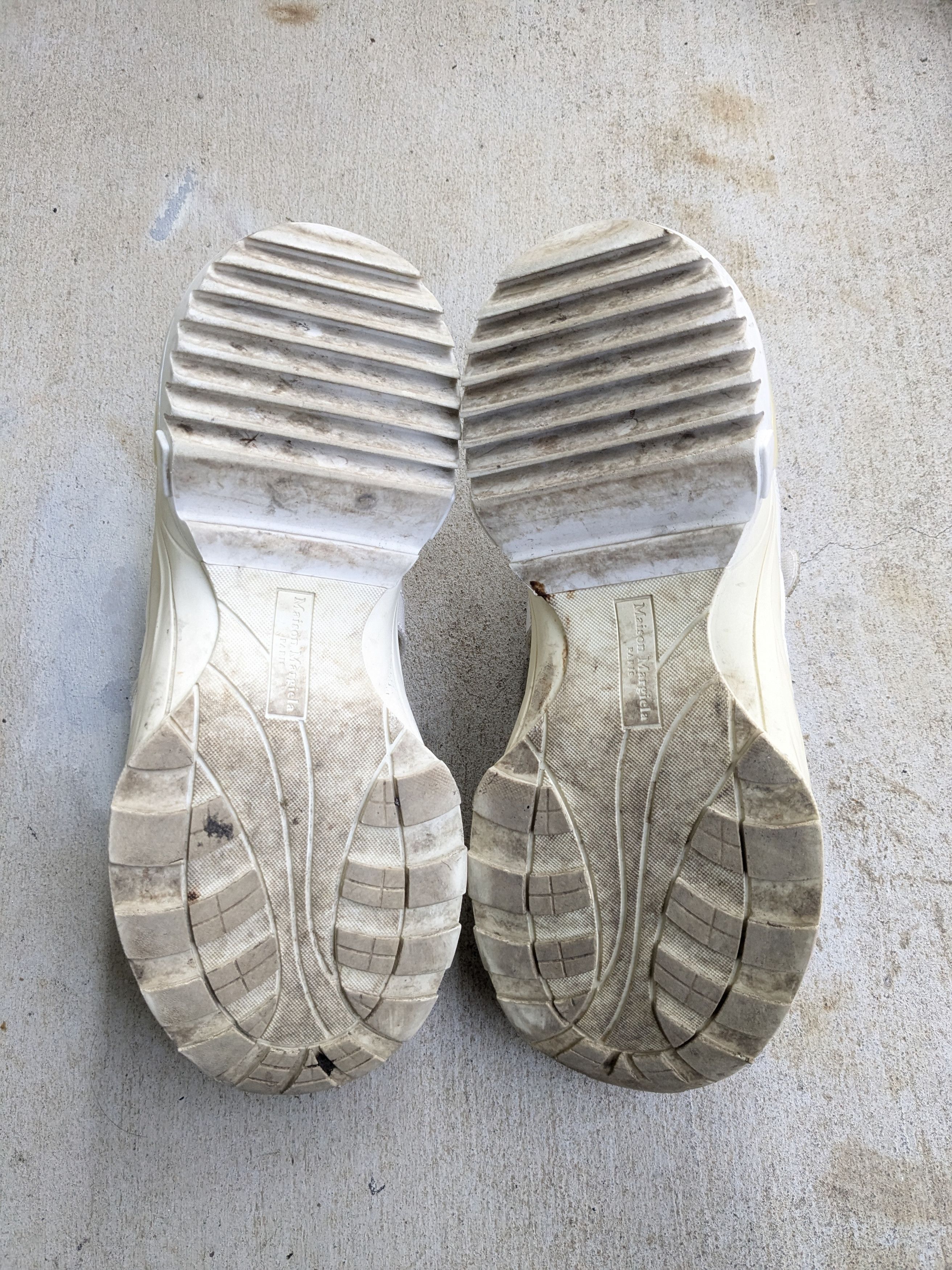 Maison Margiela Maison Margiela Retrofit Sneakers White 12 45 Leather Size US 12 / EU 45 - 13 Thumbnail
