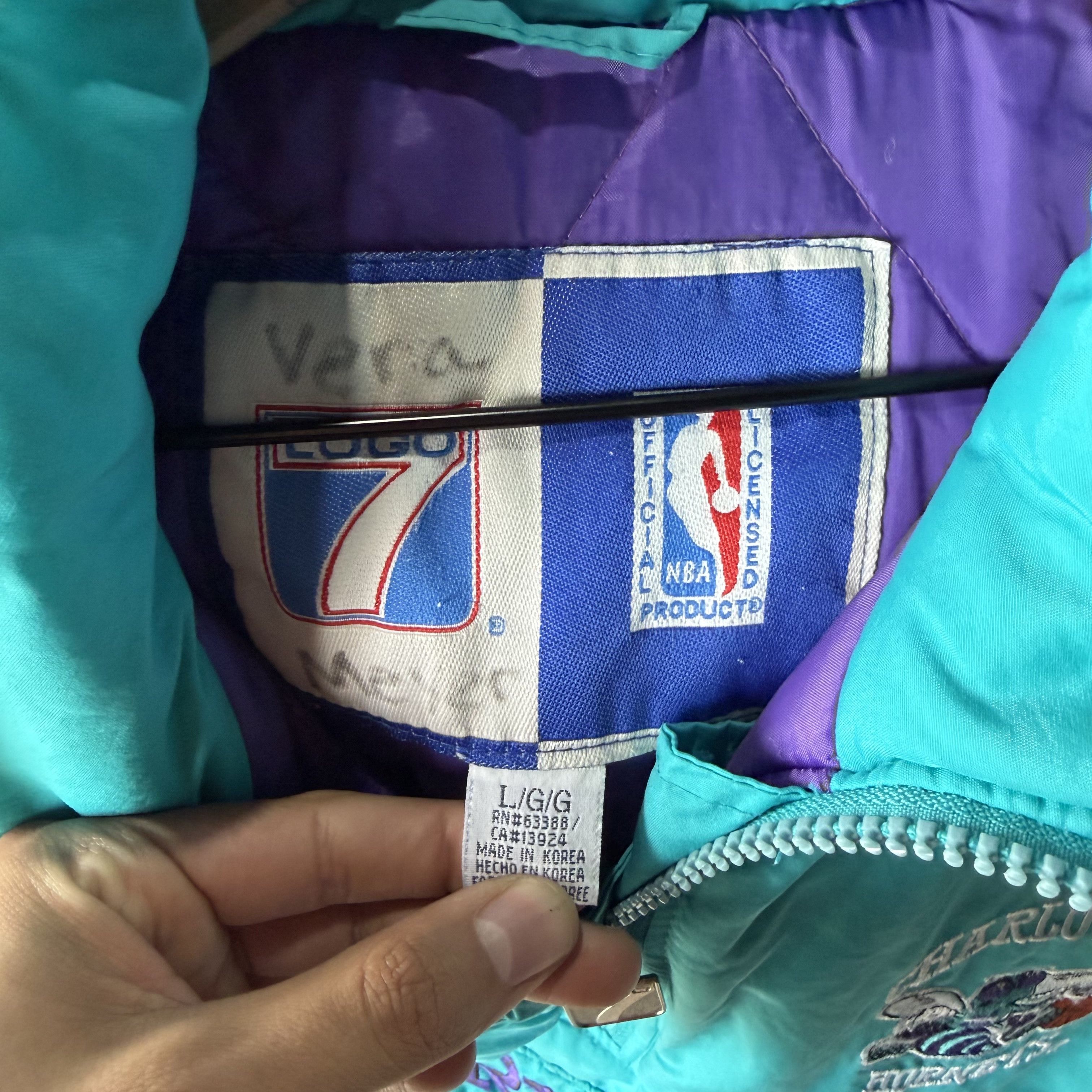 Logo 7 Logo 7 Charlotte Hornets Pullover 1/4 Zip Jacket Embroidered Size US L / EU 52-54 / 3 - 9 Thumbnail