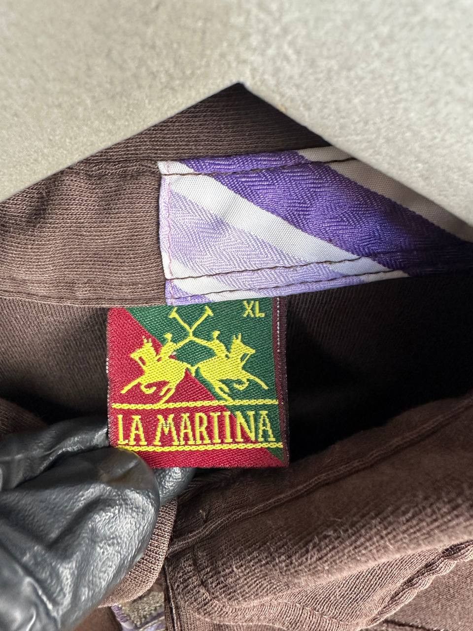 La Martina La Martina Polo Shirt LMWP Embroidered Logo & Patch Details Size US XL / EU 56 / 4 - 12 Thumbnail