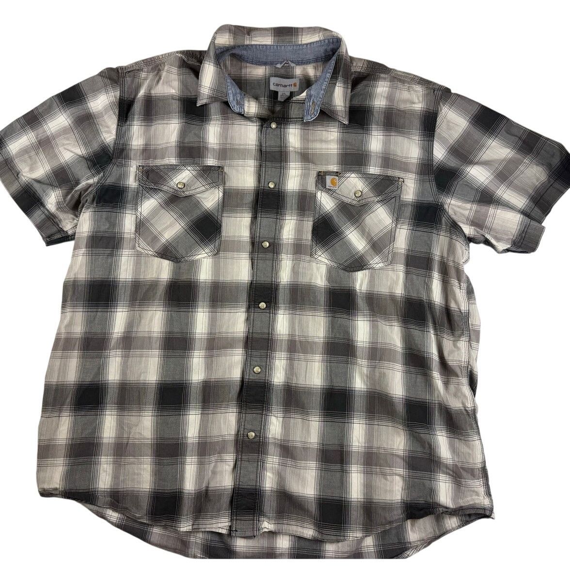 Carhartt Carhartt Relaxed Fit Patterned Button Down Shirt - XXL Size US XXL / EU 58 / 5 - 1 Thumbnail