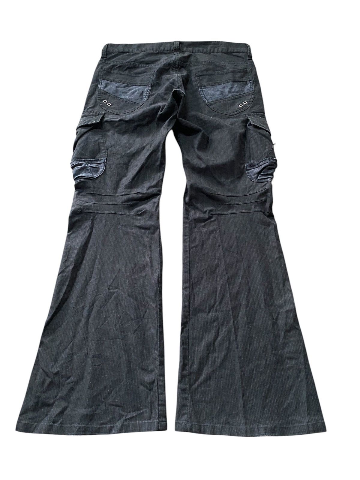 Japanese Brand Flared Cargo 3D Pocket Difference By Rupert Edge Japan Flare Size US 33 - 7 Thumbnail
