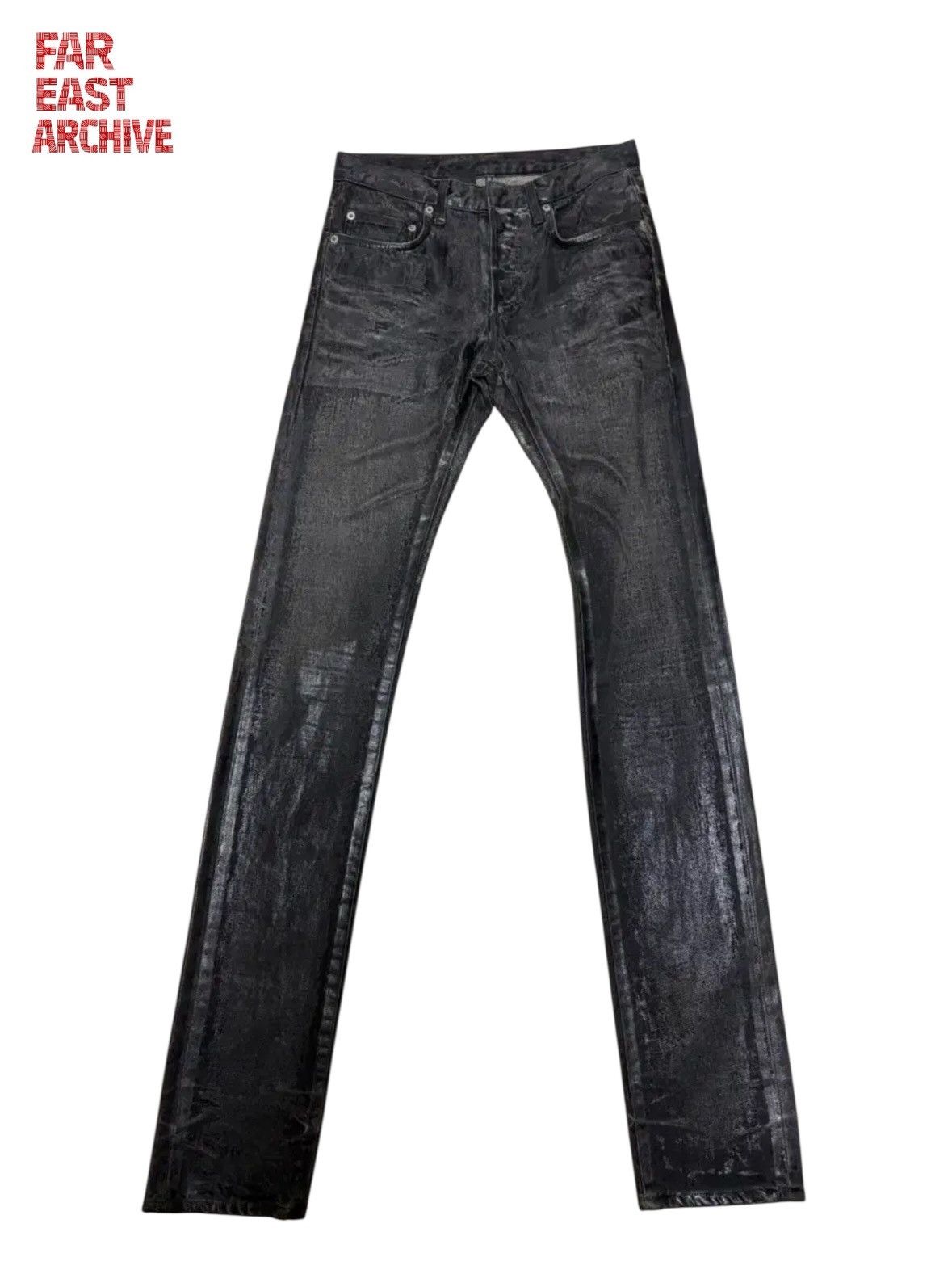 Dior AW14 Dior Homme Mud Coated Denim Pants | Grailed