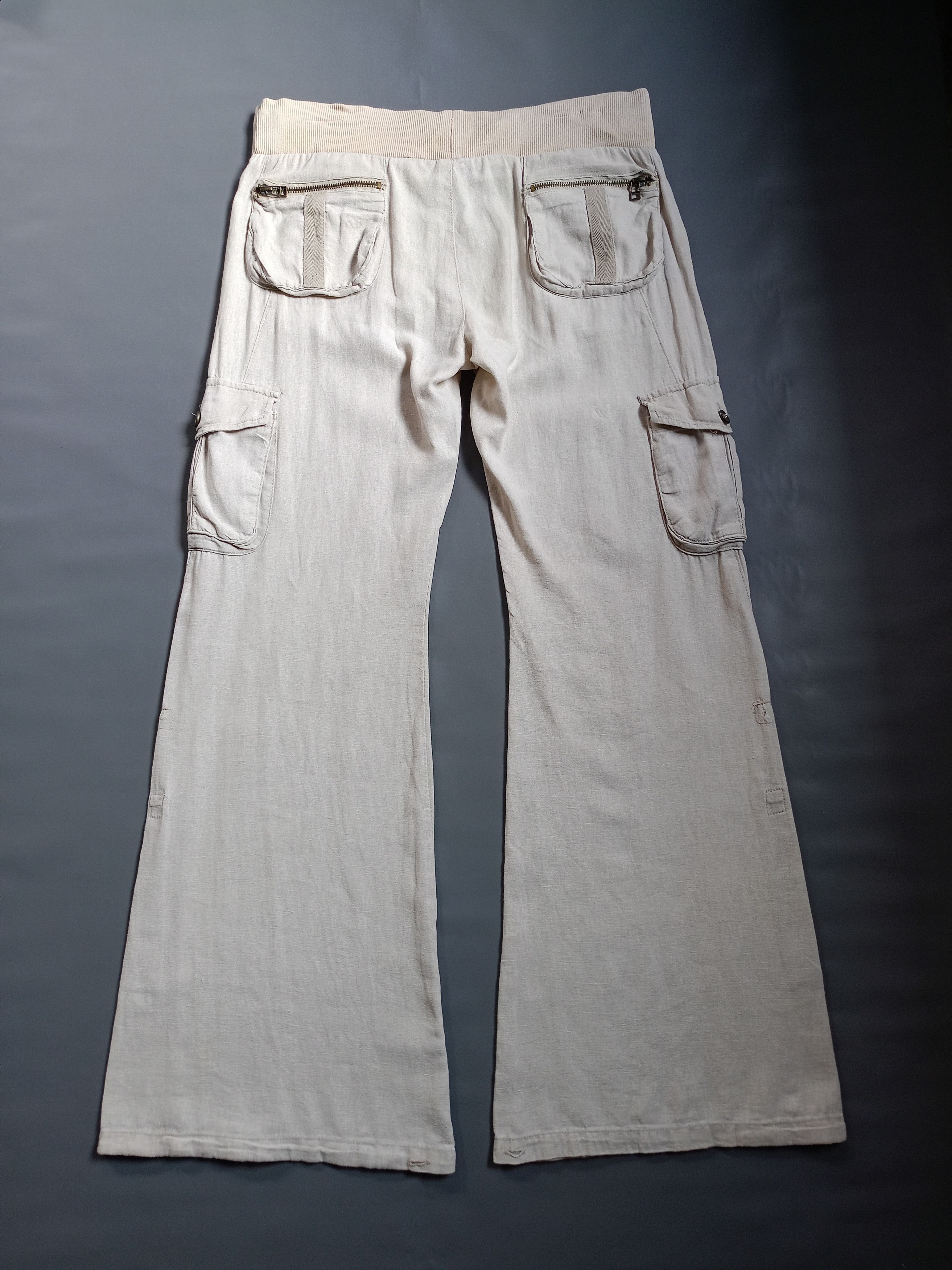 GOA 2000s Jaic - Super Flared Cargo Pants Similar to GOA Size US 32 / EU 48 - 4 Thumbnail