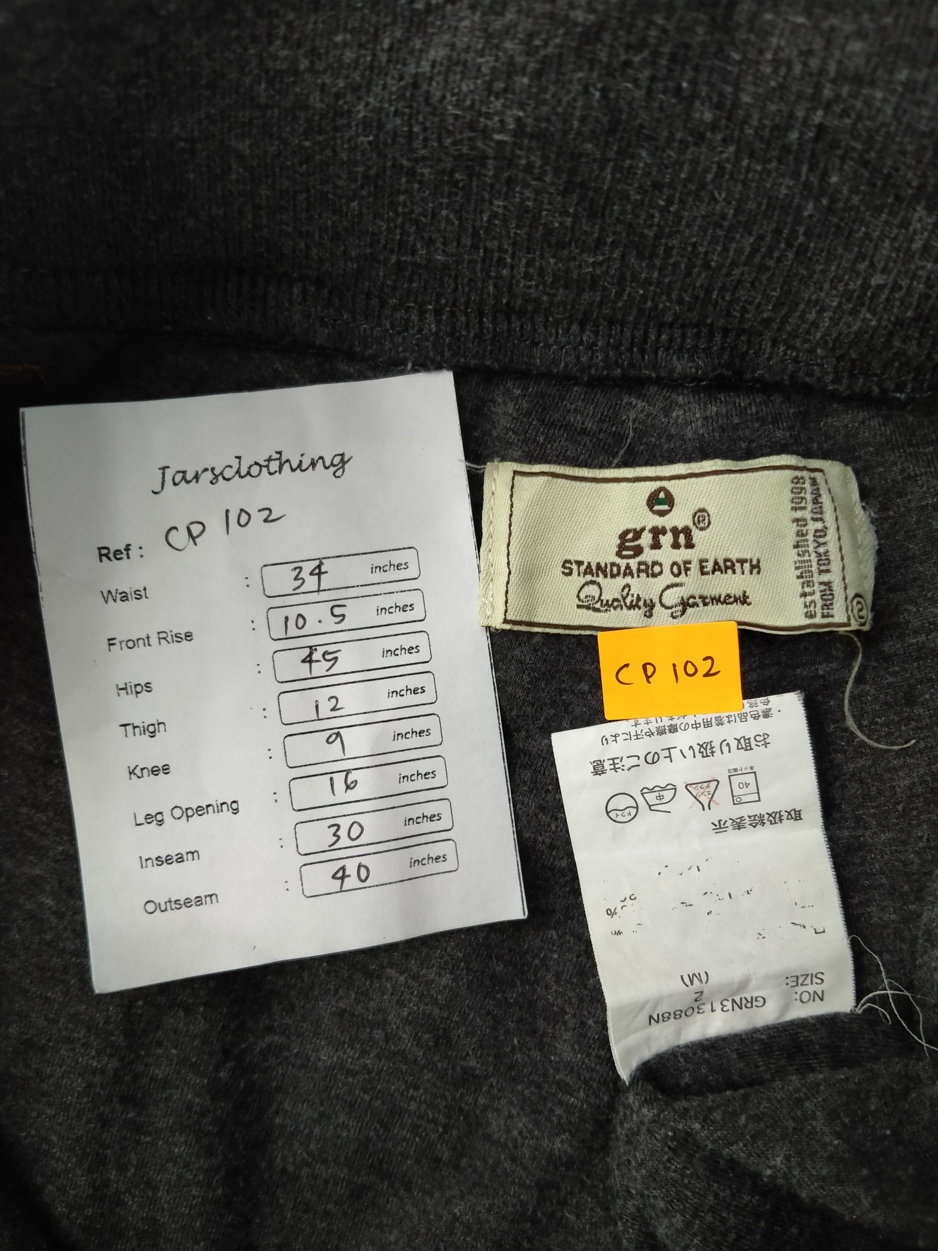 Japanese Brand Grn Japanese Brand Cargo Multi Pocket Pants 34 x 30 -CP102 Size US 34 / EU 50 - 7 Thumbnail