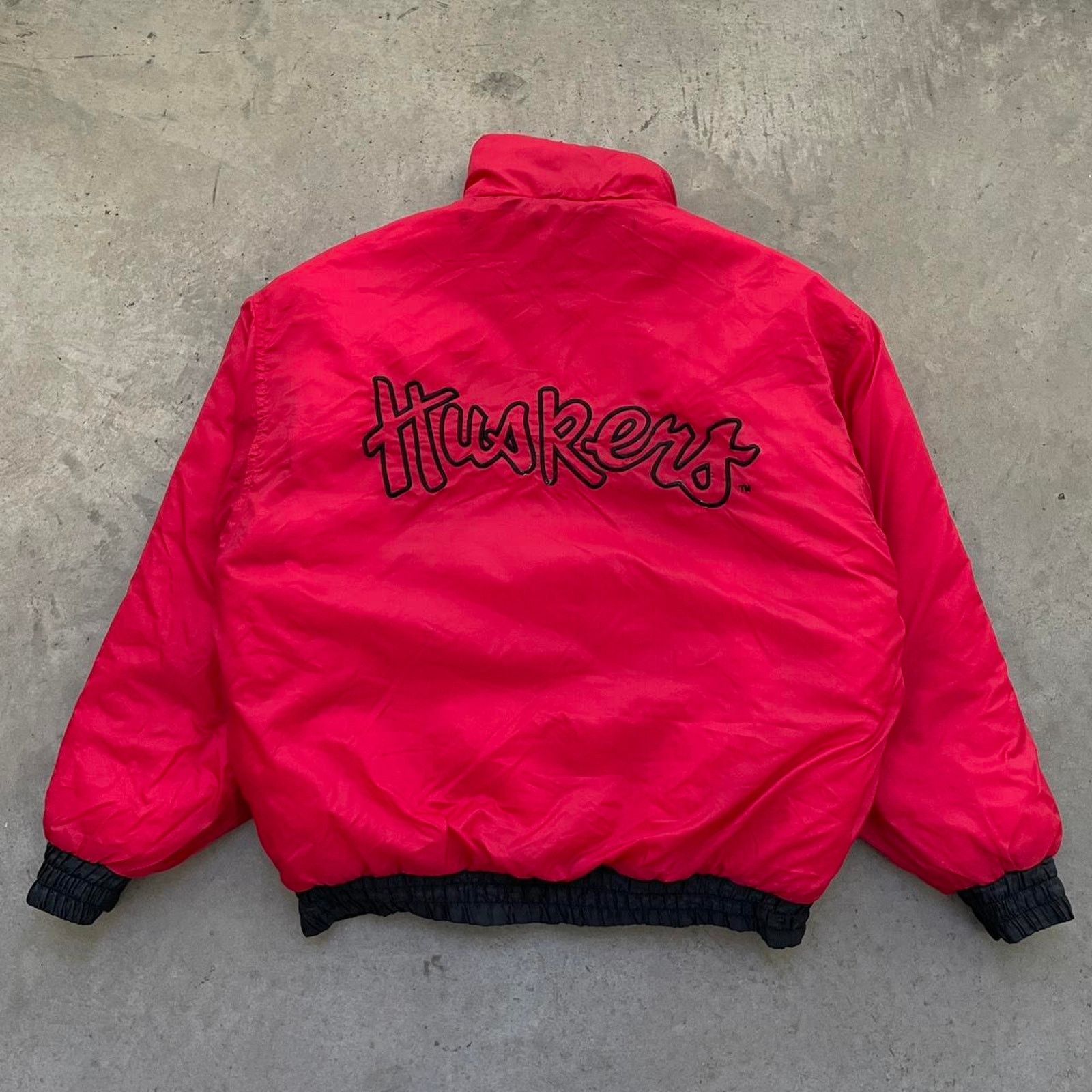 Vintage Vintage Nebraska Huskers Reversible Pro-Player Jacket Size US XL / EU 56 / 4 - 4 Thumbnail