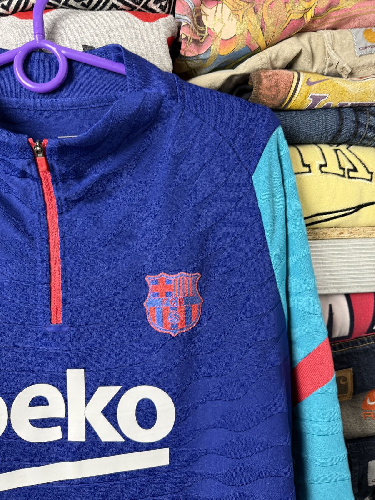 Nike NIKE Barcelona FCB Suit jersey unicef BECO y2k Size US XL / EU 56 / 4 - 7 Thumbnail