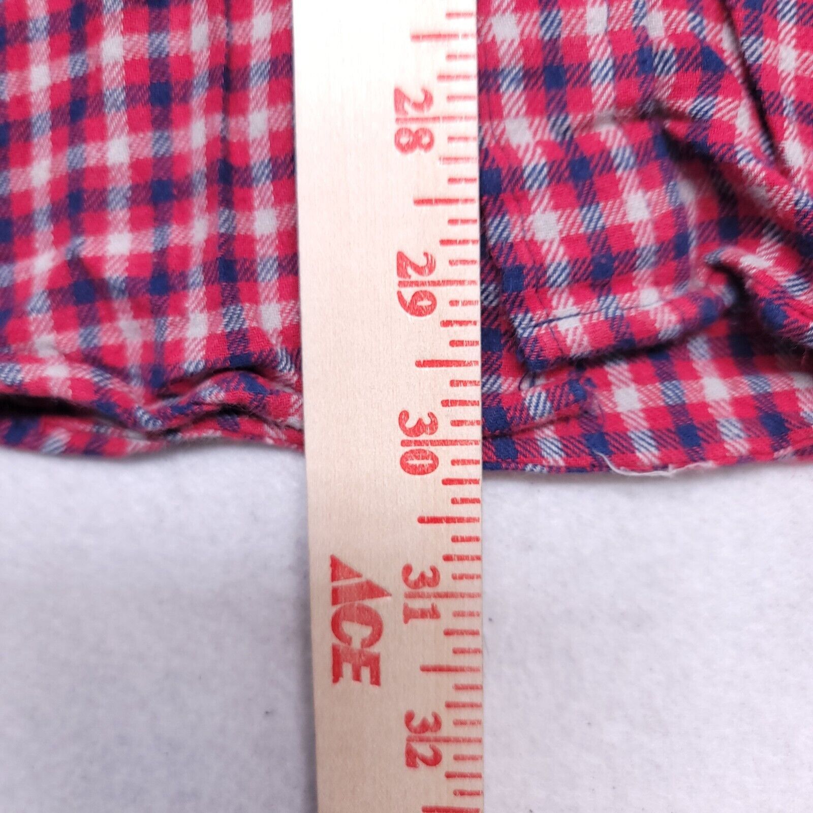 Saddlebred Saddlebred Tartan Flannel Shirt Mens Size Large L Red Blue Size US L / EU 52-54 / 3 - 7 Thumbnail