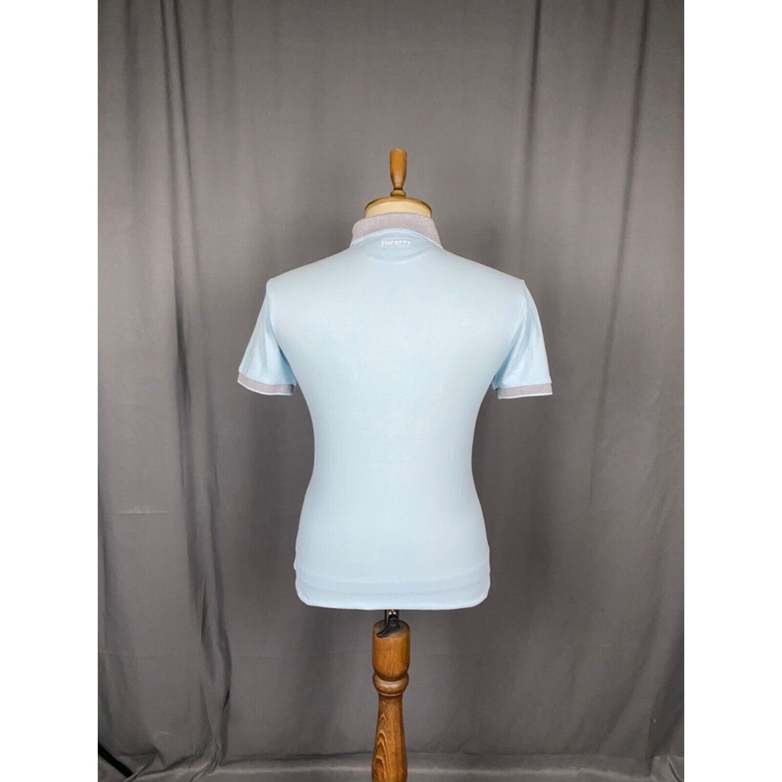 NHL MINT! Hackett Small Logo Men's Light Blue Polo T-Shirt Size Size US M / EU 48-50 / 2 - 7 Thumbnail