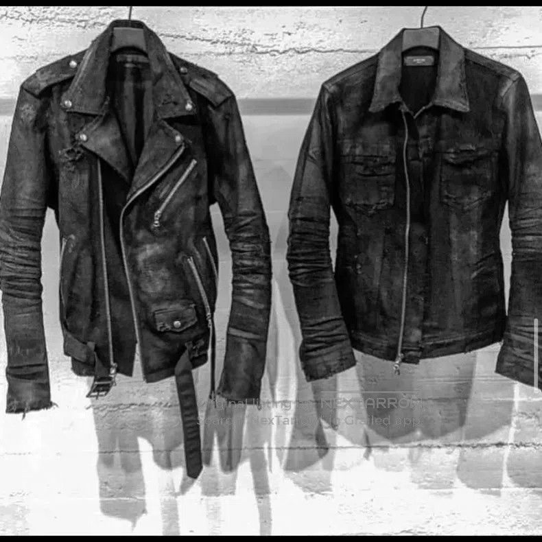 Amiri Amiri Size M Waxing ruins the denim jacket Size US M / EU 48-50 / 2 - 9 Thumbnail