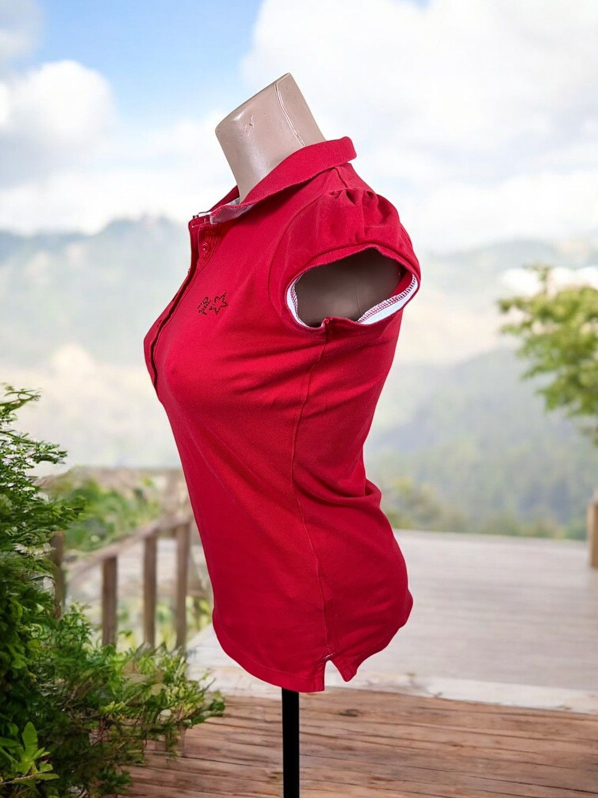 Pepe Jeans Pepe Jeans Gummy Red Polo Shirt Size S Size S / US 4 / IT 40 - 4 Thumbnail