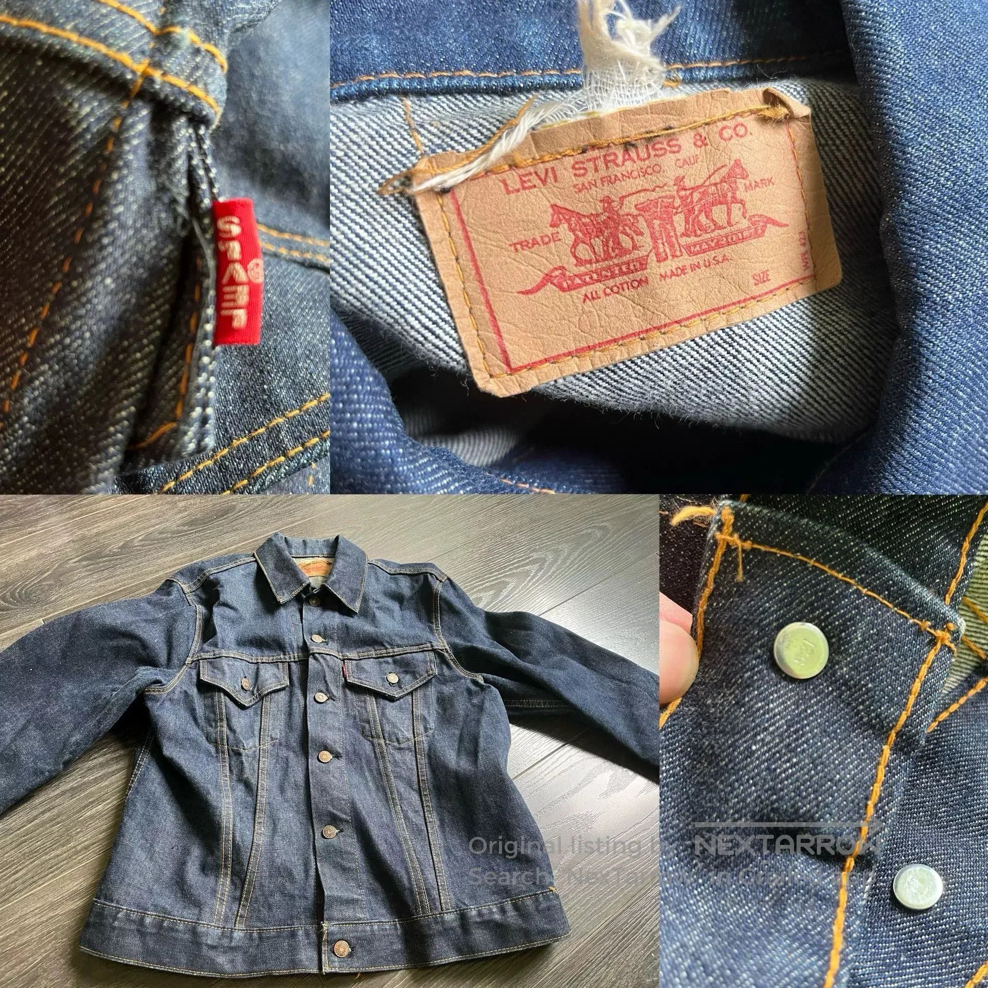 Levi's Vintage Clothing Levi's 70505 USA Made Men's Denim Jacket. Size US S / EU 44-46 / 1 - 4 Thumbnail