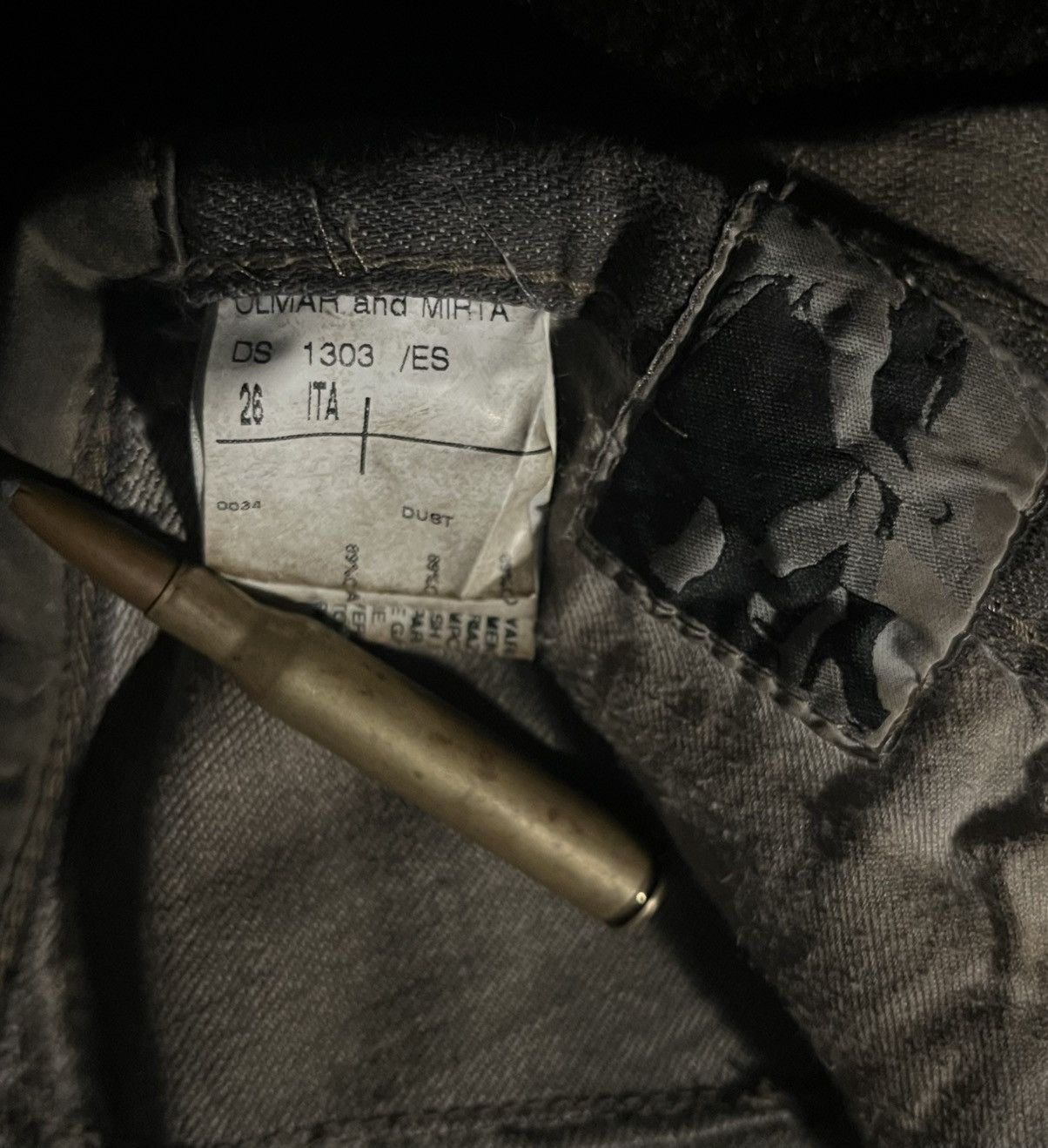 Rick Owens × Rick Owens Drkshdw RICK OWENS FW07 DS1303 DUST SPIRAL DENIM Size US 29 - 4 Thumbnail