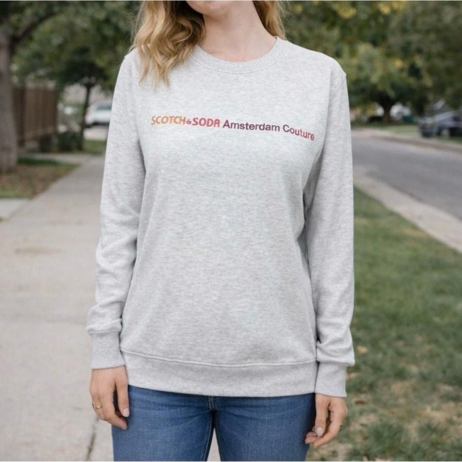 Scotch & Soda Scotch & Soda Amsterdam Couture Embroidered Logo Sweater M Size M / US 6-8 / IT 42-44 - 1 Thumbnail