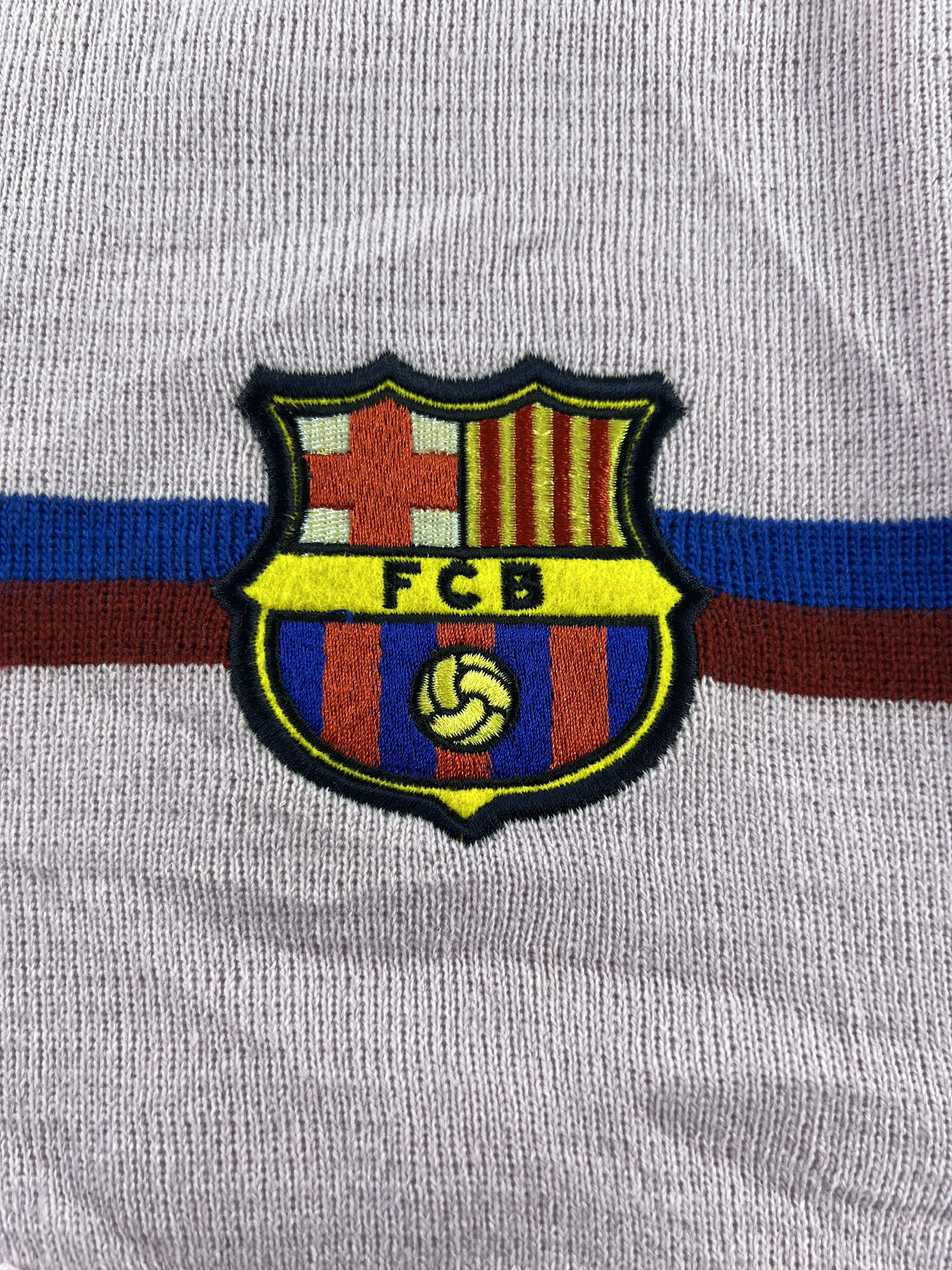 Vintage Barcelona F.C Scarf / Muffler / Neckwear P957 Size ONE SIZE - 3 Thumbnail