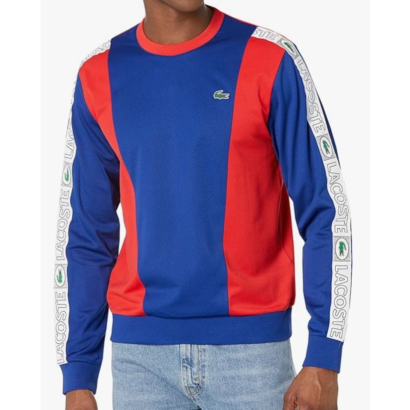 Lacoste Lacoste men's Long Sleeve Print Crewneck Sweatshirt S Size US S / EU 44-46 / 1 - 1 Thumbnail