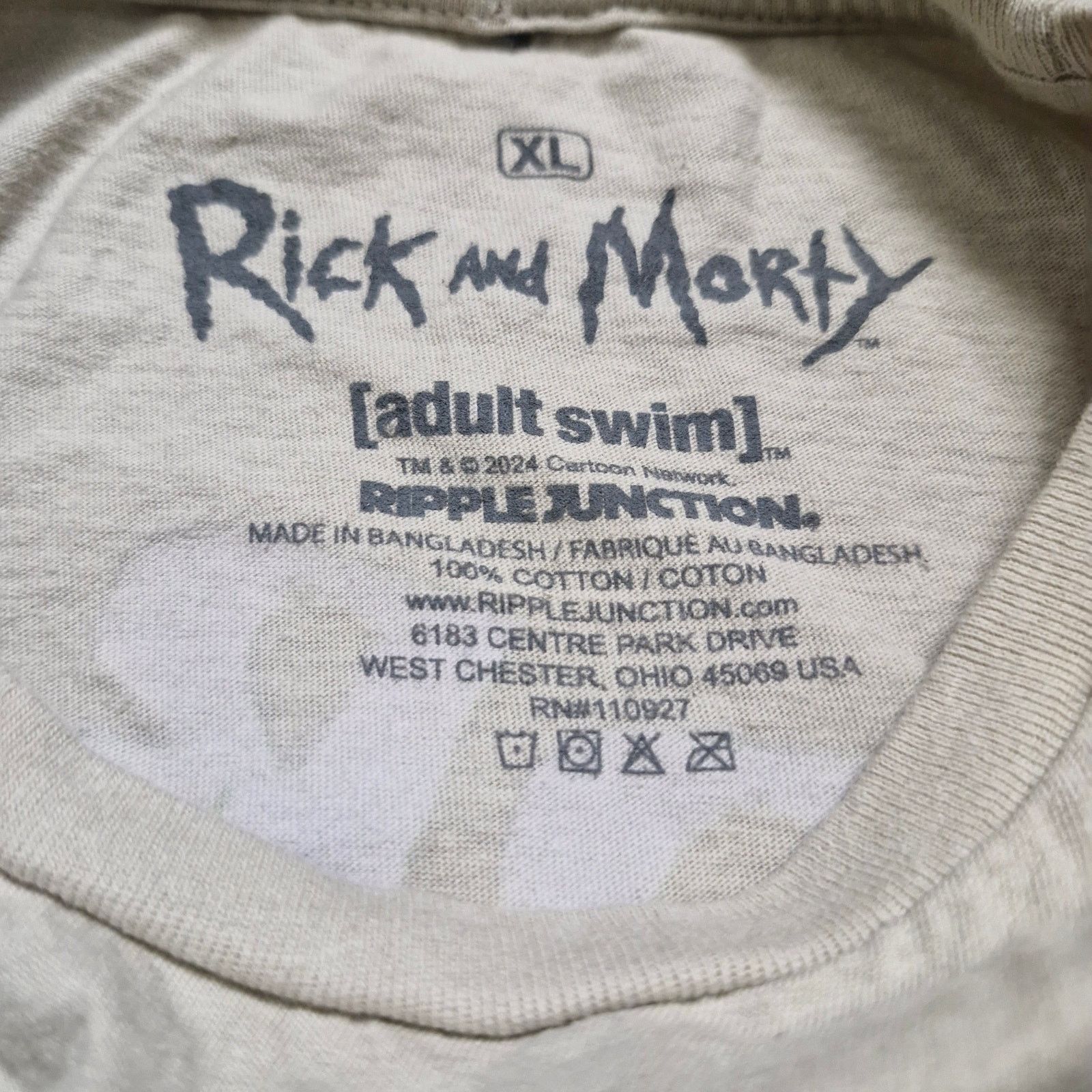 Ripple Junction Rick and Morty “Wubba Lubba Dub Dub” T-Shirt Men’s XL Size US XL / EU 56 / 4 - 3 Thumbnail
