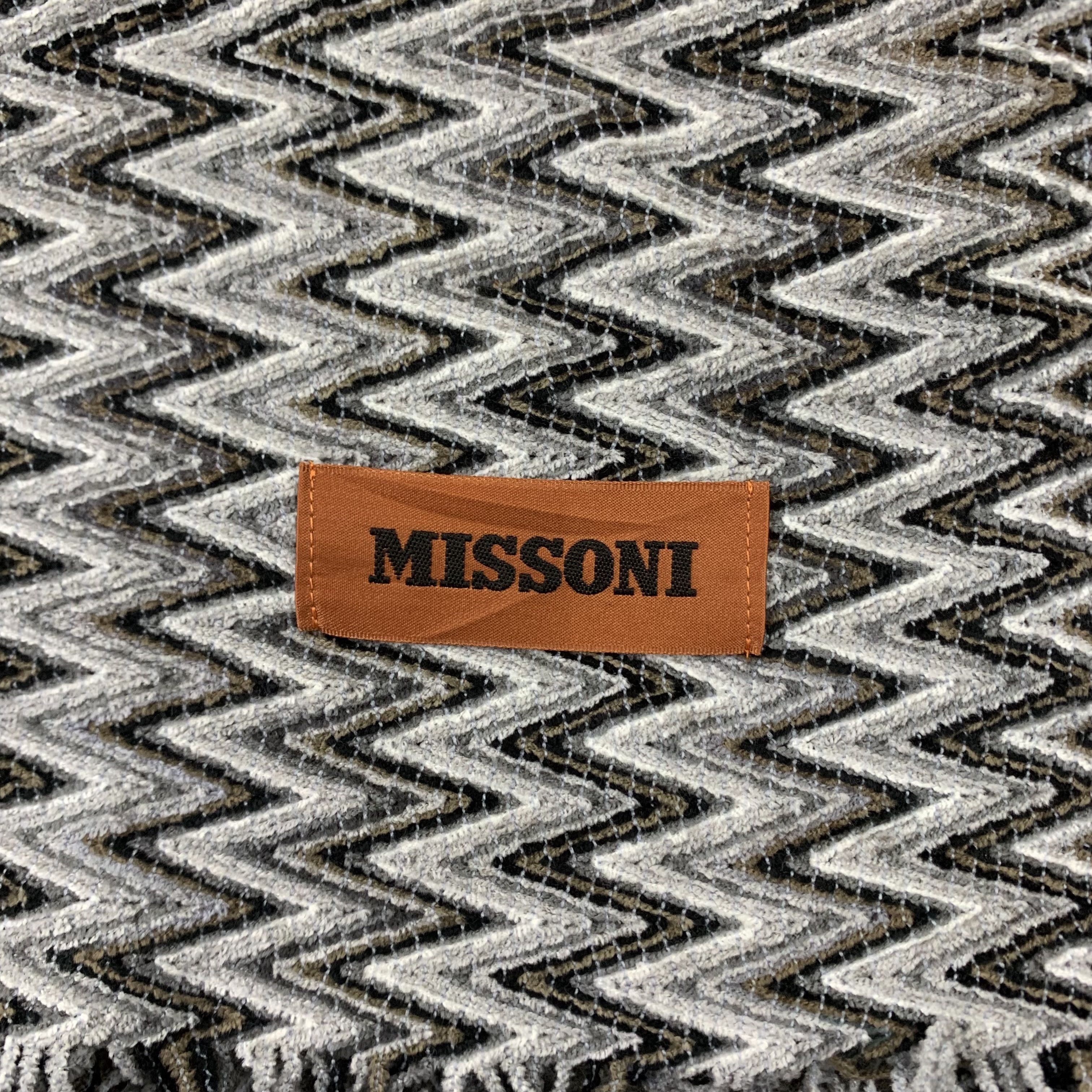Missoni Missoni Scarf Wool Muffler Neck Wrap BL9303 Size ONE SIZE - 5 Thumbnail