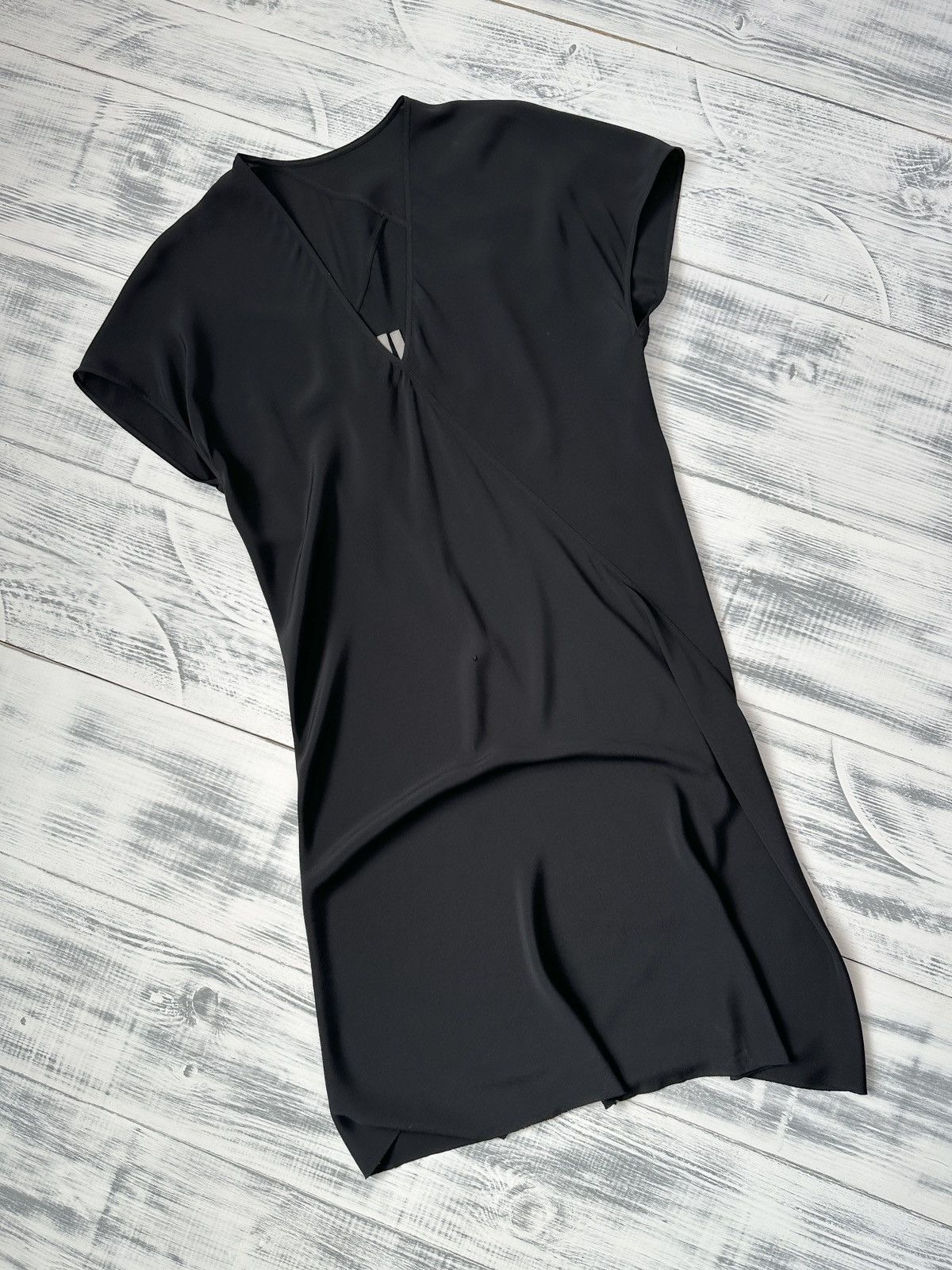 Rick Owens RICK OWENS S/S 20 Tecuatl V-Neck Cap Sleeve Silk Dress Size XS / US 0-2 / IT 36-38 - 8 Thumbnail