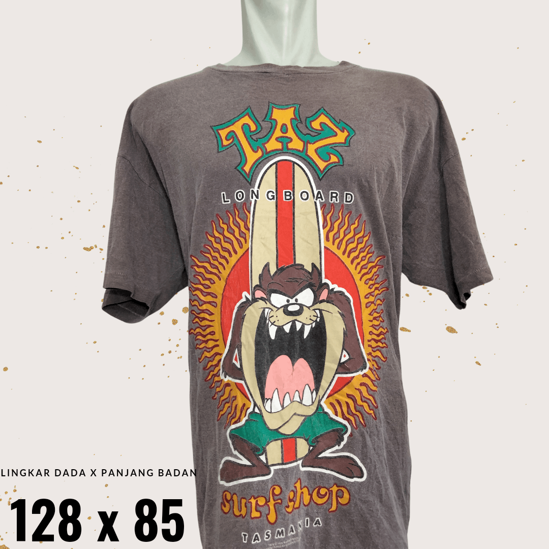 Warner Bros Vintage 1994 Taz XL Surf Board Looney Tunes Size US XL / EU 56 / 4 - 4 Thumbnail