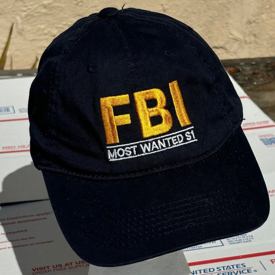 Other Black & Yellow FBI Men's Hat Size ONE SIZE - 1 Thumbnail