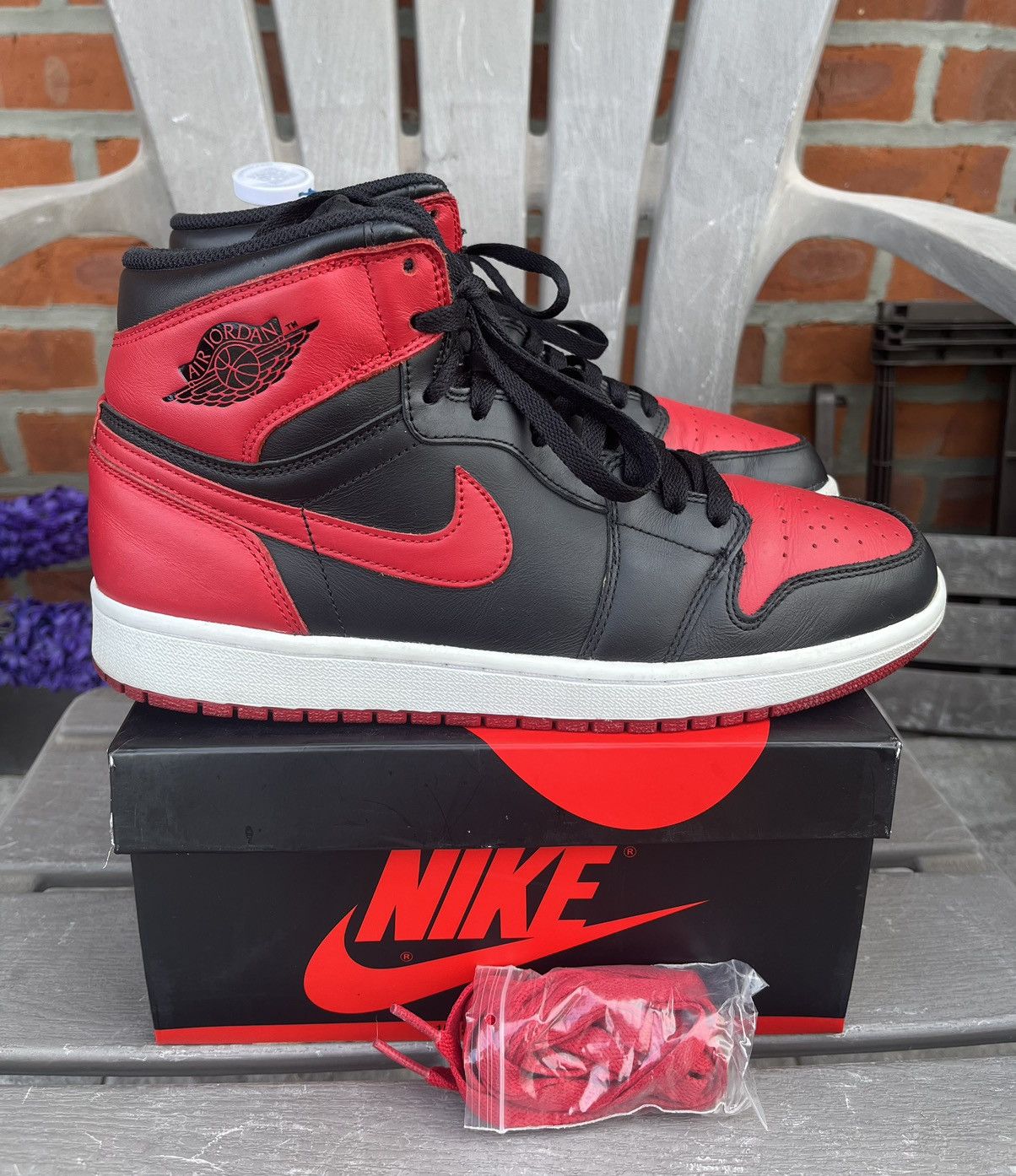 Jordan Brand Air Jordan 1 Retro High OG Bred size 10.5 2013 | Grailed