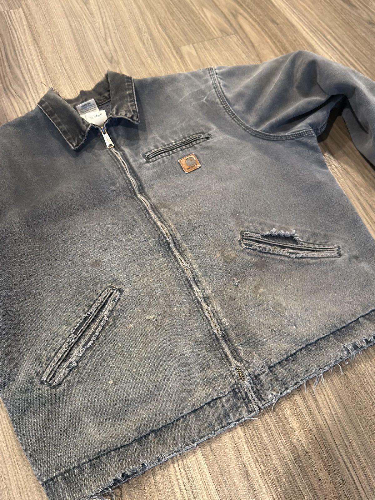 Carhartt J97 PTL Distressed Detroit Jacket Size US XL / EU 56 / 4 - 3 Thumbnail