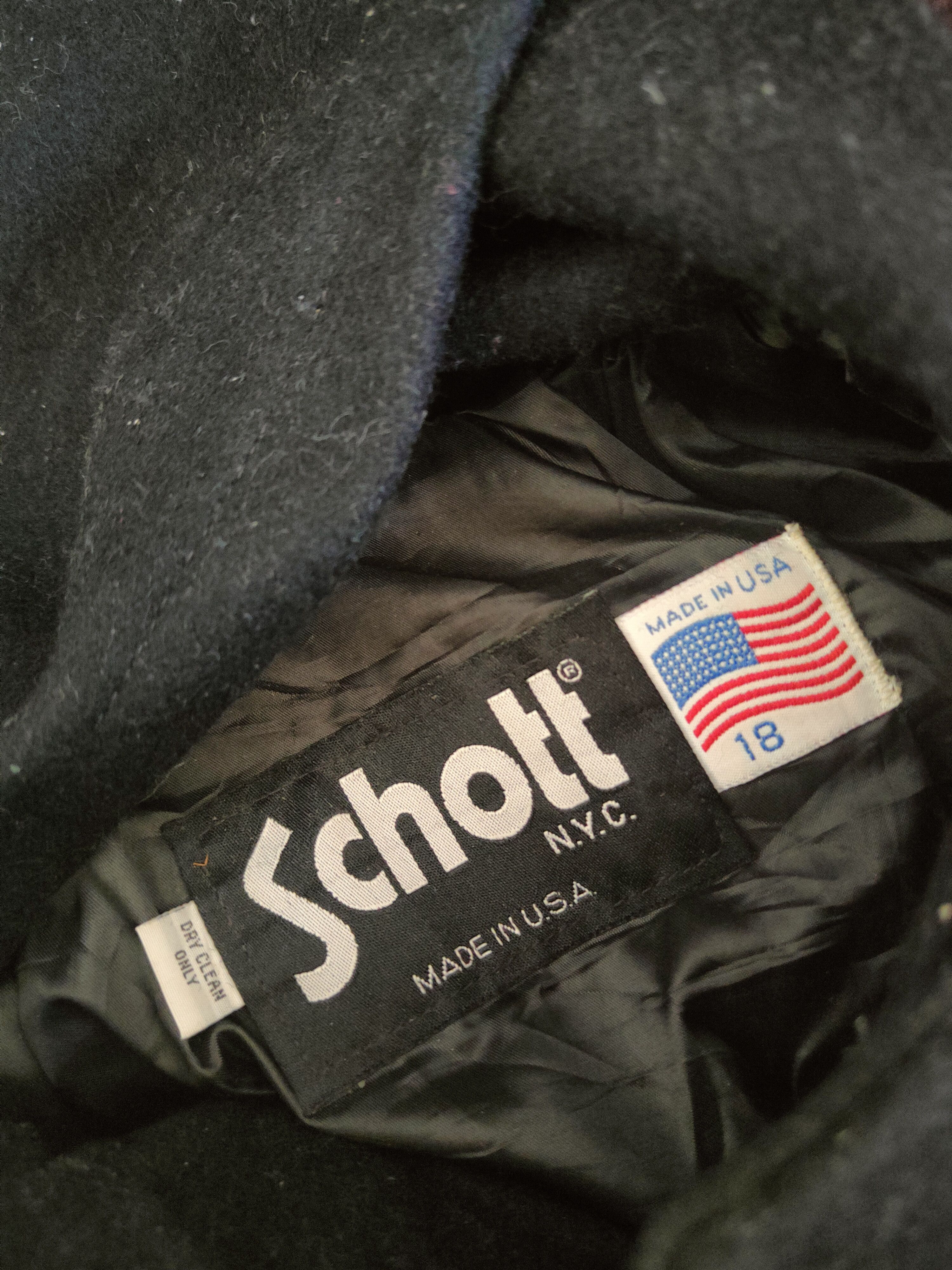 Schott Schott Black Hoodie Duffle Coats #S2869 Size US L / EU 52-54 / 3 - 11 Thumbnail